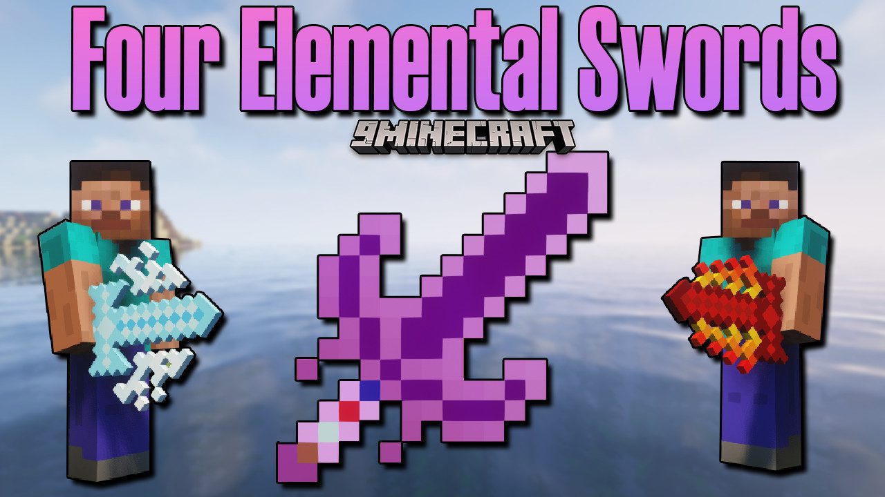 Elemental Swords Addon v20 for Minecraft PE 1.14/1.15/1.16