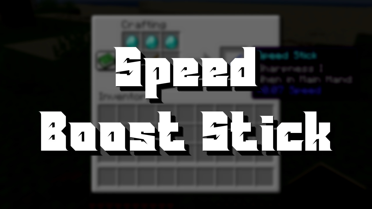 Speed Boost Stick Mod (26.1.2, 1.21.1) - Mc-Mod.Net