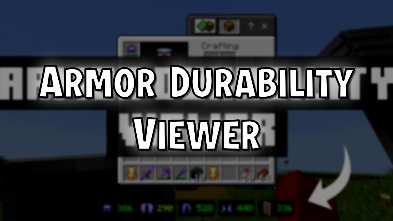 Armor Durability Viewer Texture Pack (26.10) - MCPE/Bedrock - Mc-Mod.Net