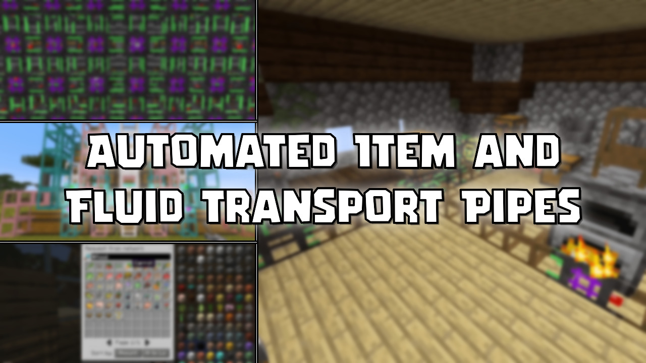 Automated Item And Fluid Transport Pipes Mod (26.1.2) - Mc-Mod.Net