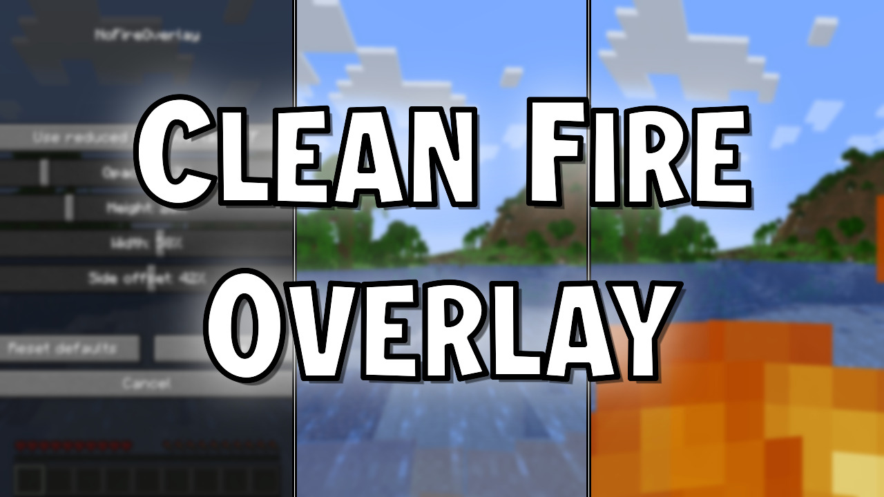 Clean Fire Overlay Mod (26.1.2, 1.20.1) - Mc-Mod.Net
