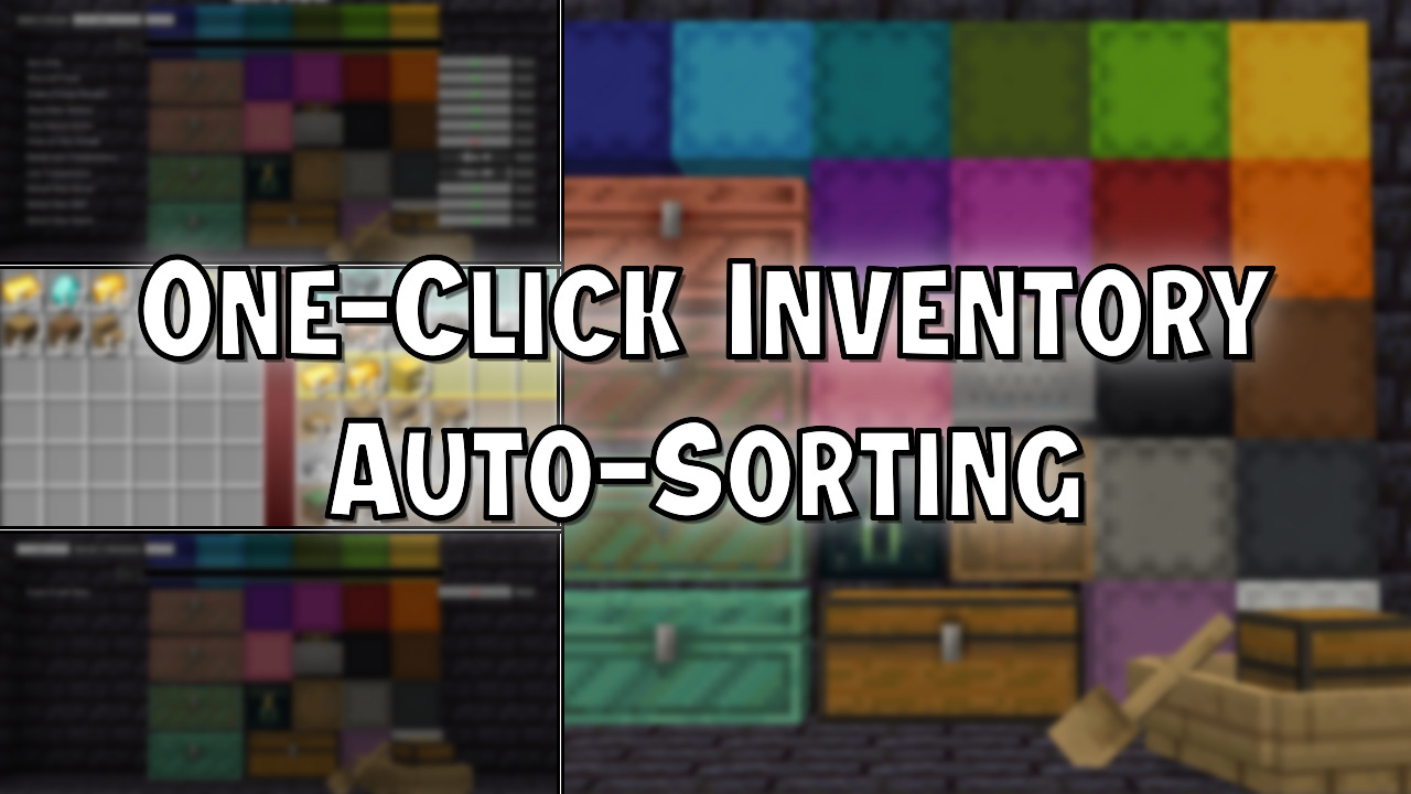 One-Click Inventory Auto-Sorting Mod (1.21.11) - Mc-Mod.Net