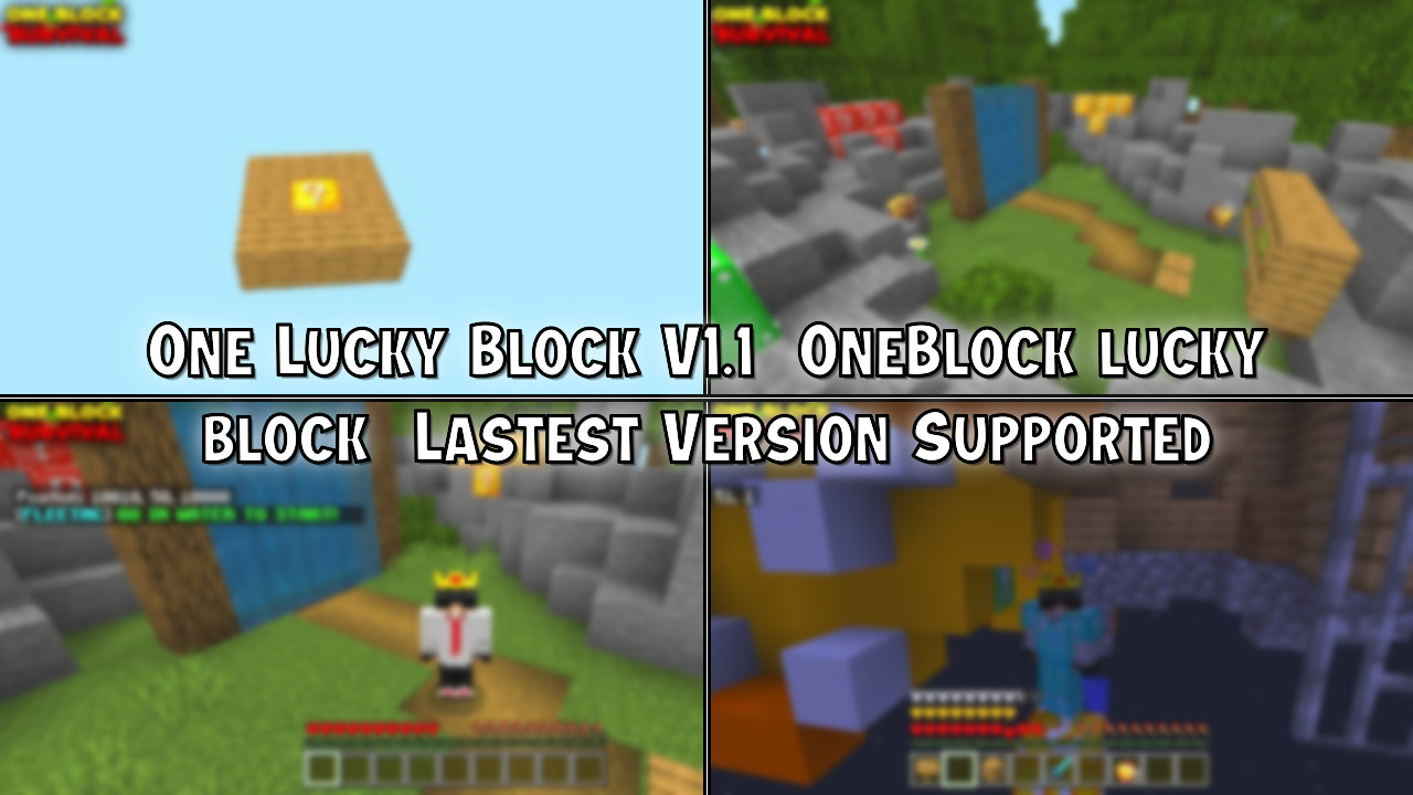 One Lucky Block V1.1 | OneBlock Lucky Block | Lastest Version Supported ...