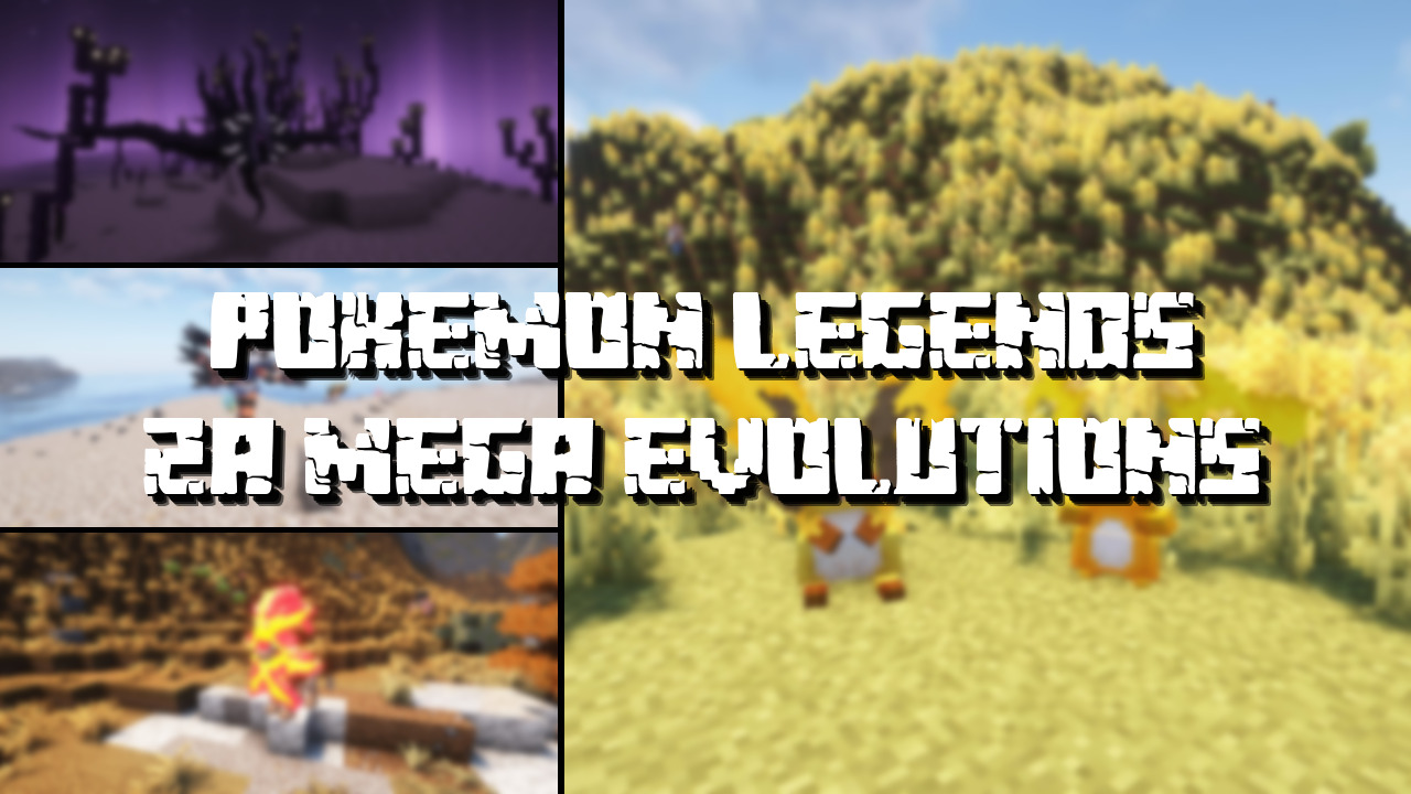 Pokemon Legends ZA Mega Evolutions Mod (1.21.1) - Mc-Mod.Net