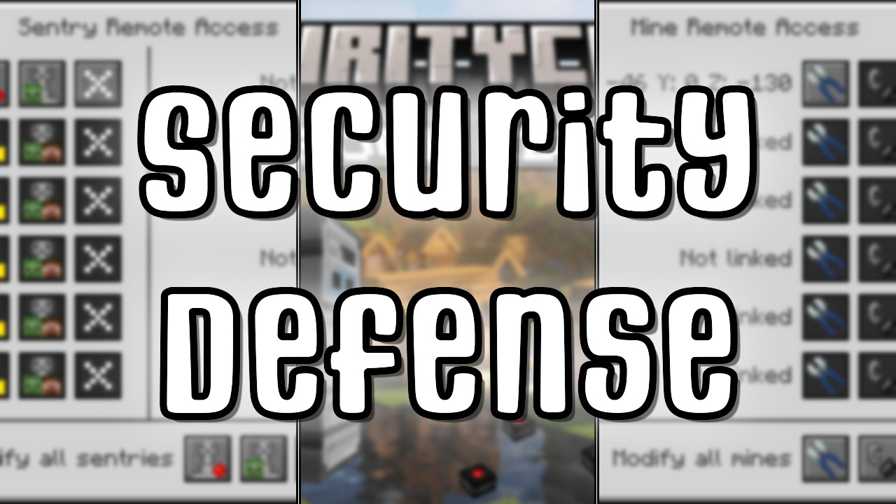 Security Defense Addon (26.3) - MCPE/Bedrock - Mc-Mod.Net