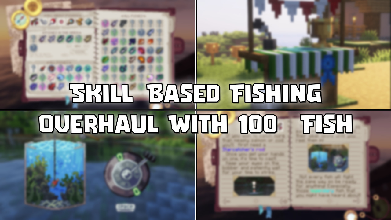 Skill-Based Fishing Overhaul With 100+ Fish Mod (26.1.2) - Mc-Mod.Net