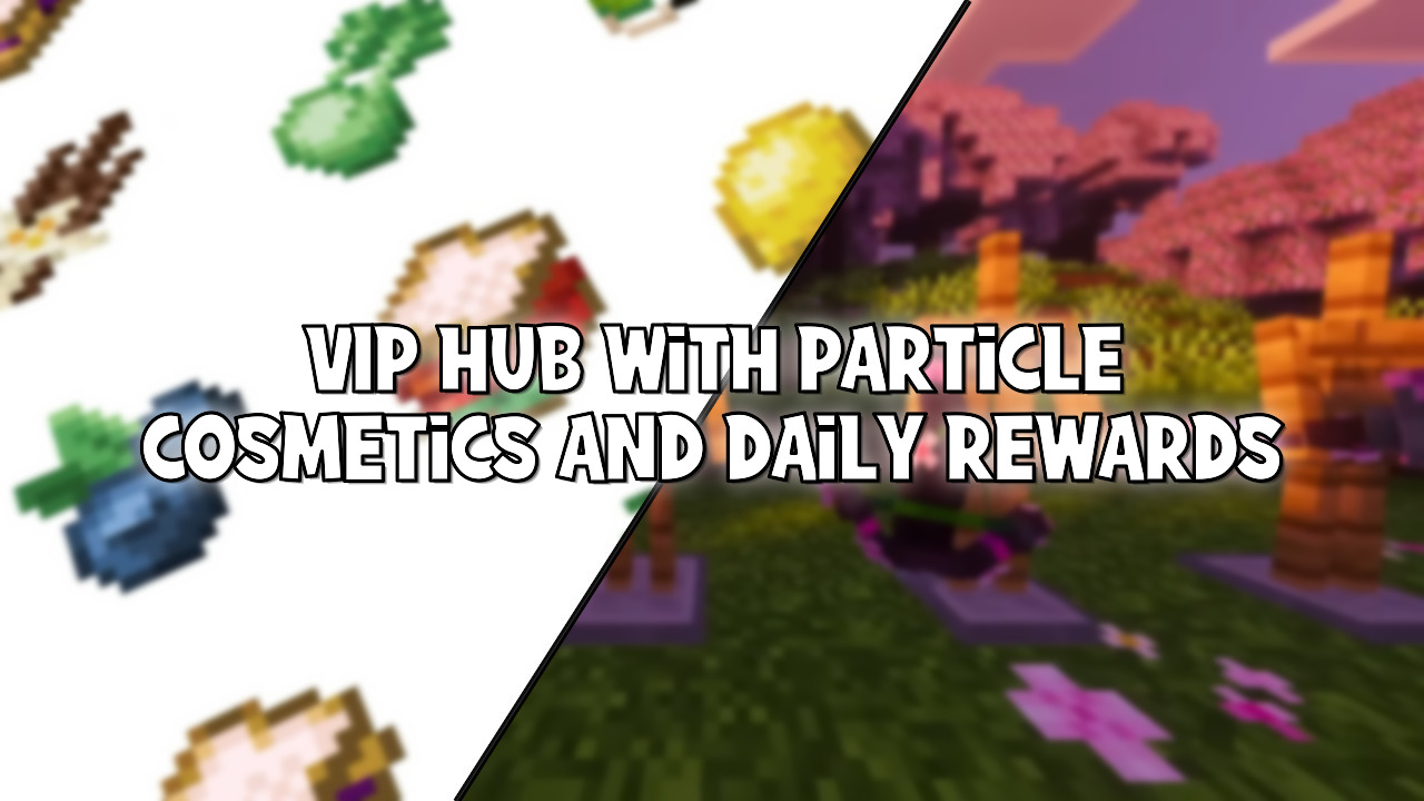 VIP Hub With Particle Cosmetics And Daily Rewards Mod (1.21.1) - Mc-Mod.Net