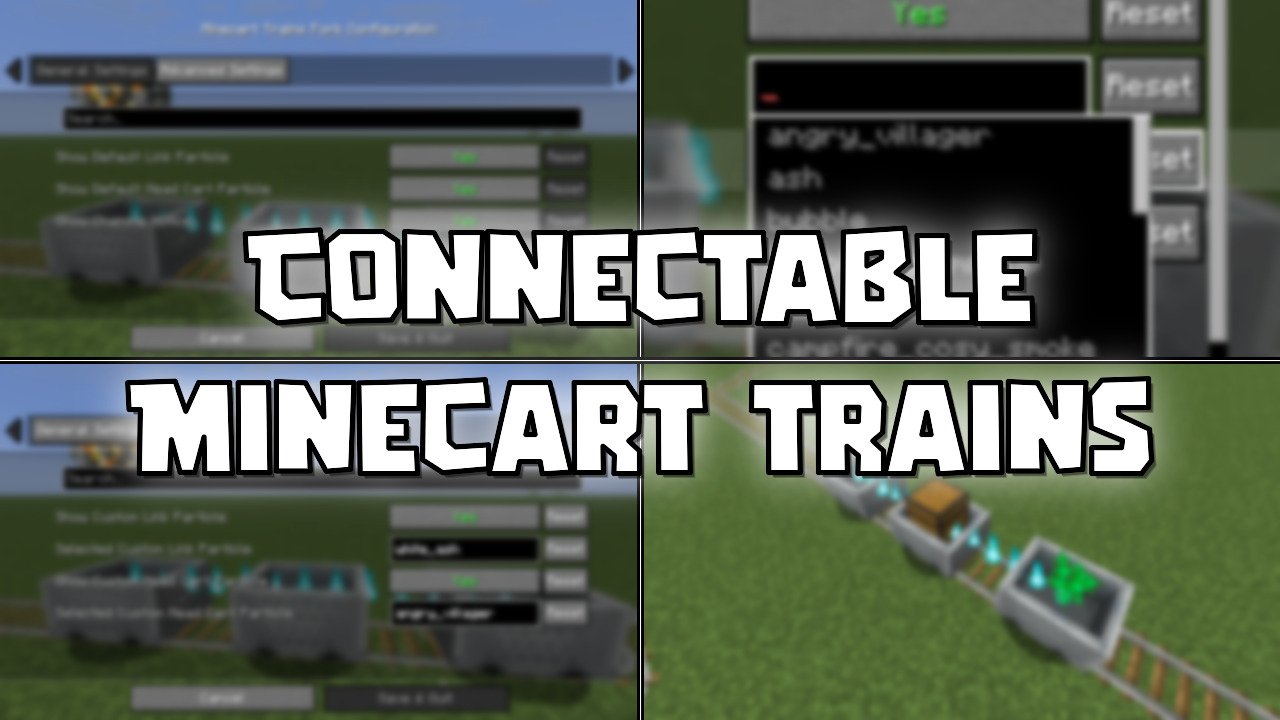 Connectable Minecart Trains Mod (26.1.2) - Mc-Mod.Net