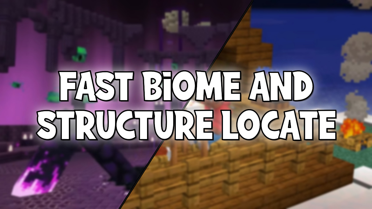 Fast Biome And Structure Locate Mod (26.1.2) - Mc-Mod.Net