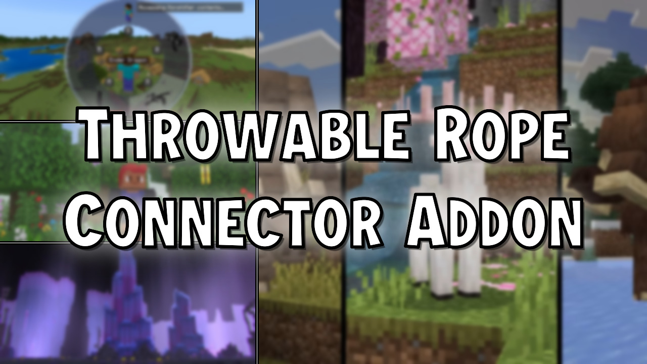 Throwable Rope Connector Addon Mod (1.21.1) - Mc-Mod.Net