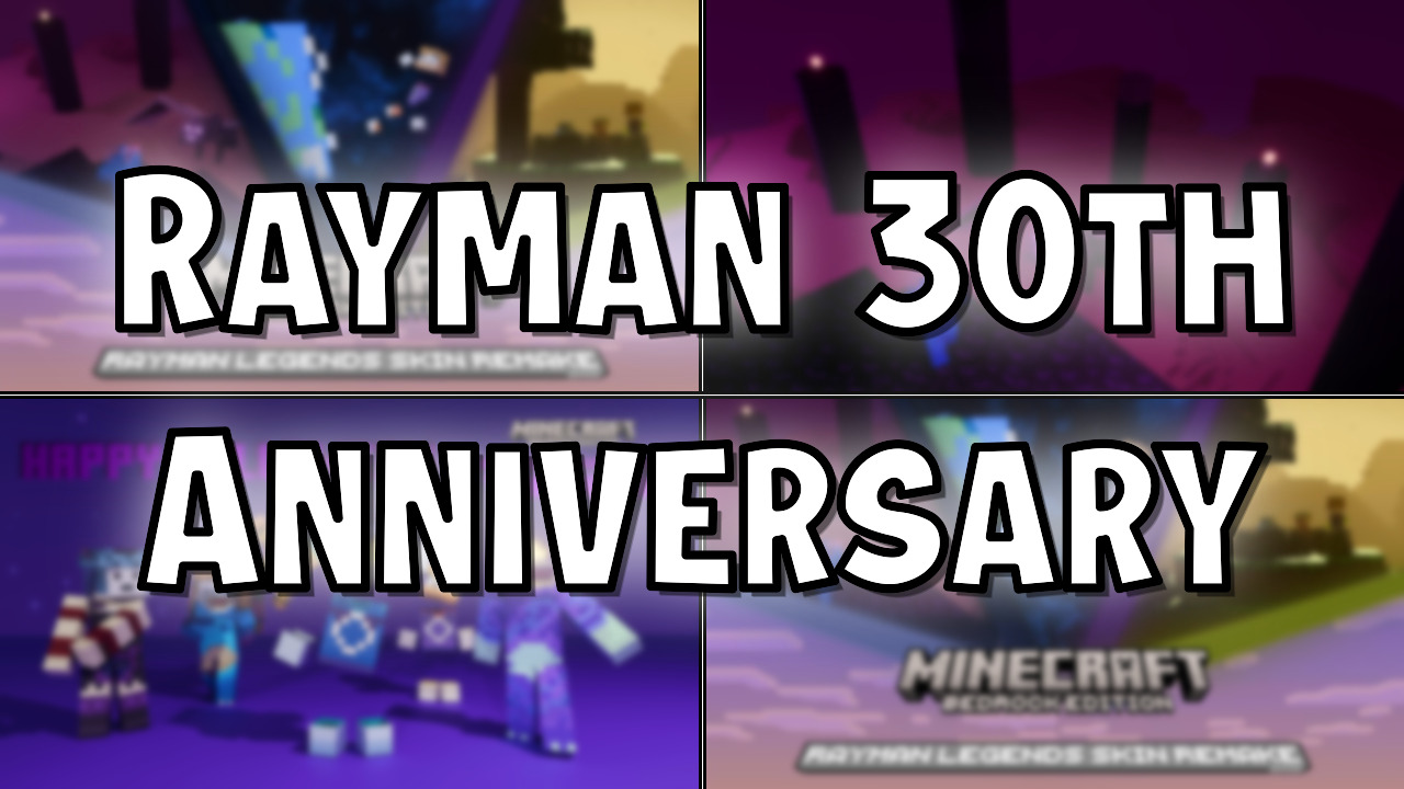Rayman 30th Anniversary Skin Pack (1.21) - MCPE/Bedrock - Mc-Mod.Net