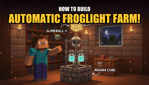 How to build an automatic Froglight farm in Minecraft