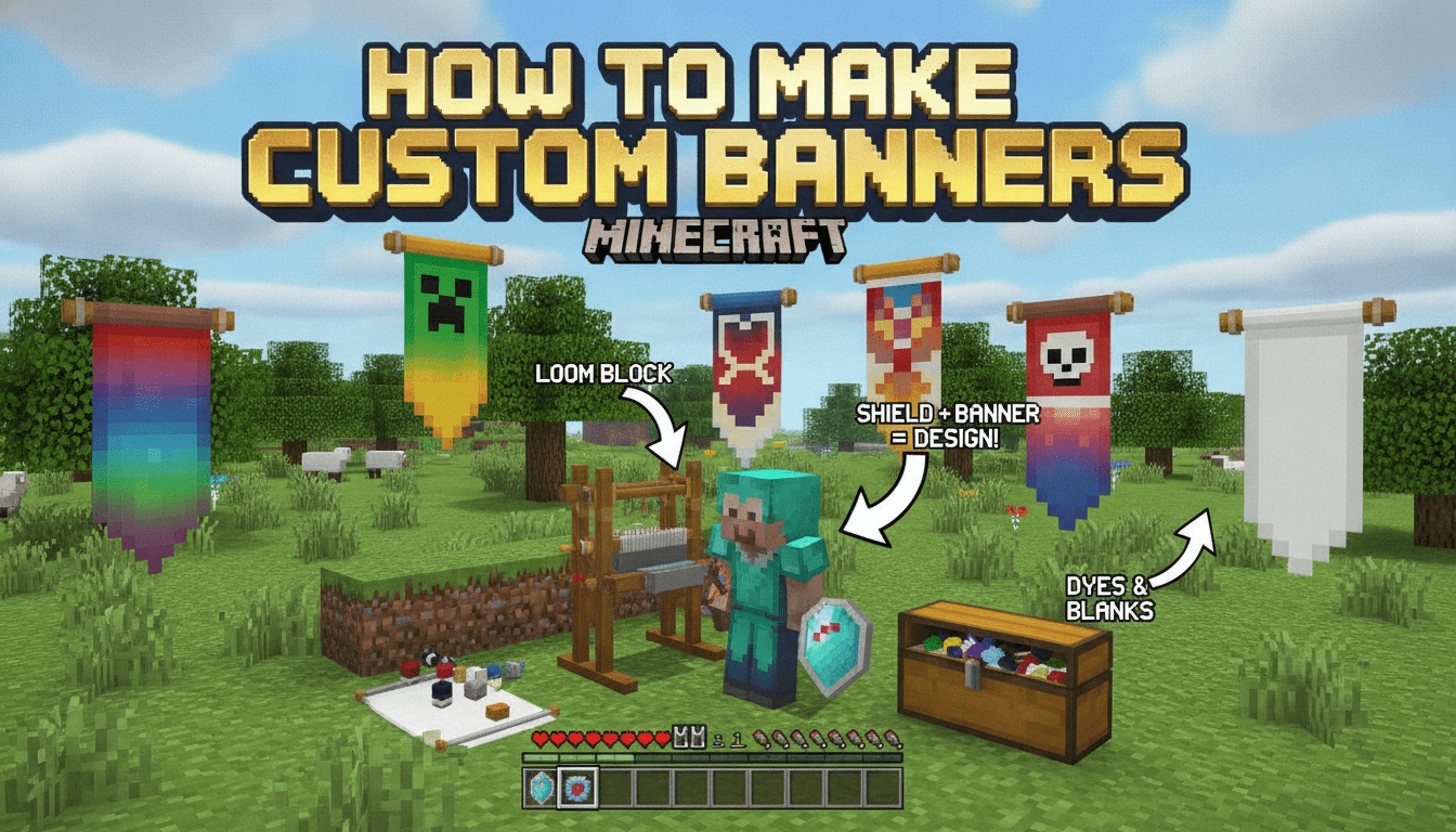 How to make custom banners in Minecraft