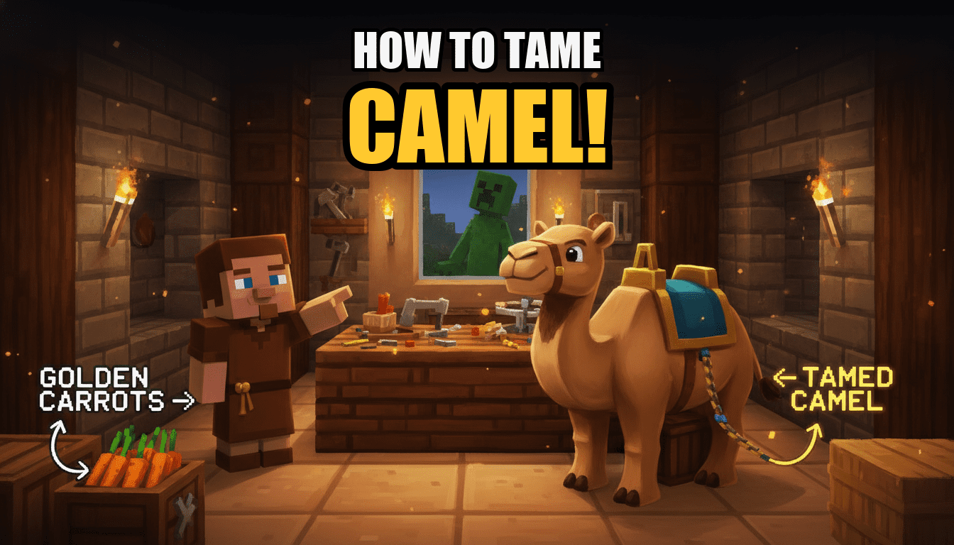 How to tame a Camel in Minecraft