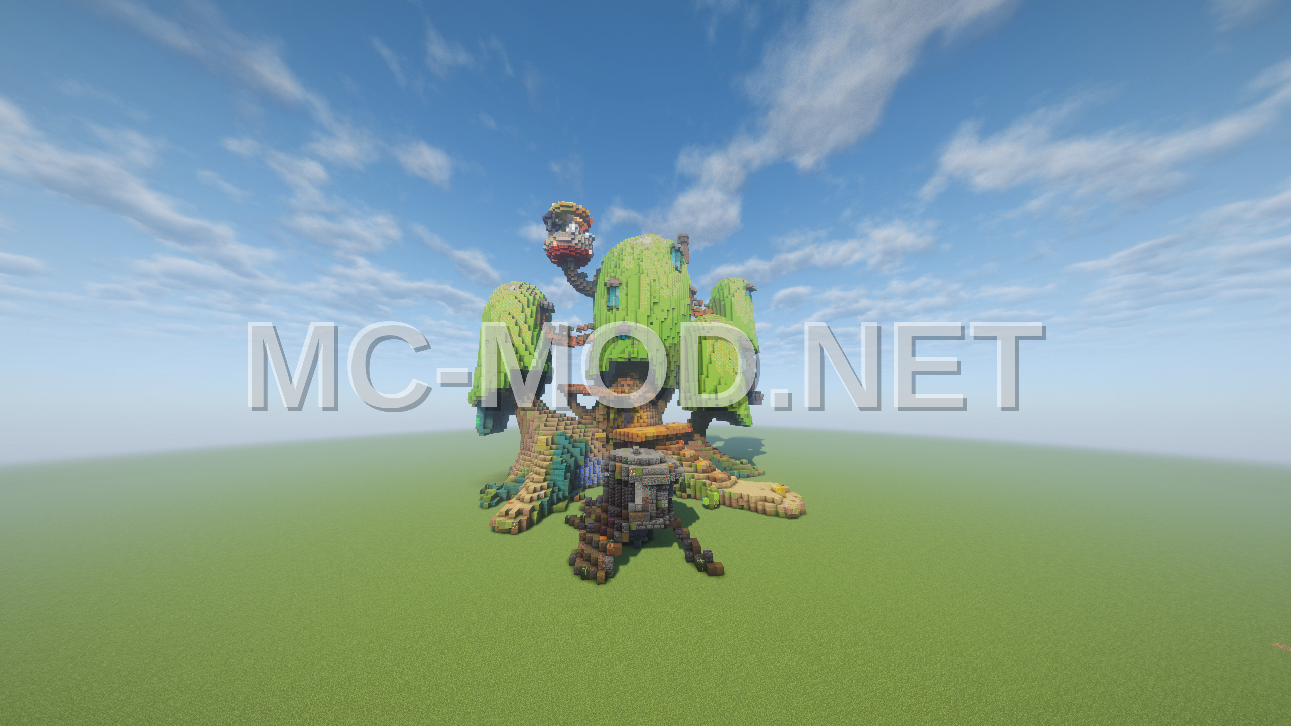 Adventure Time Tree House Build