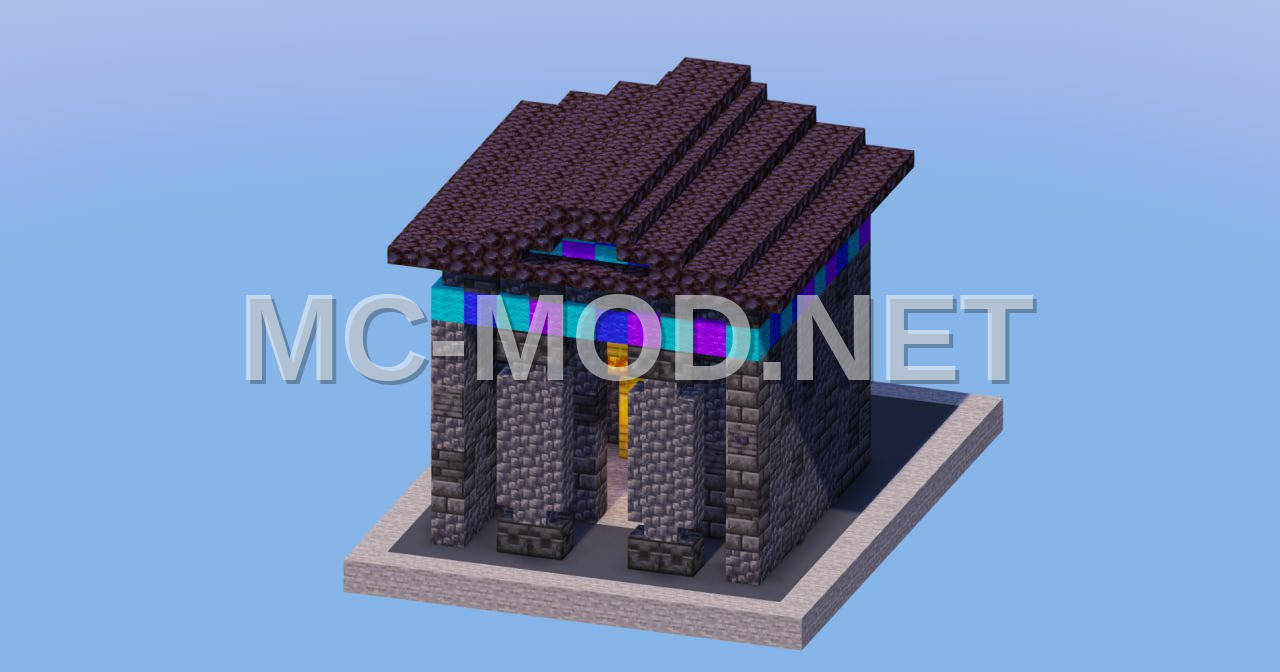 Ancient Greek Temple Build in Deepslate