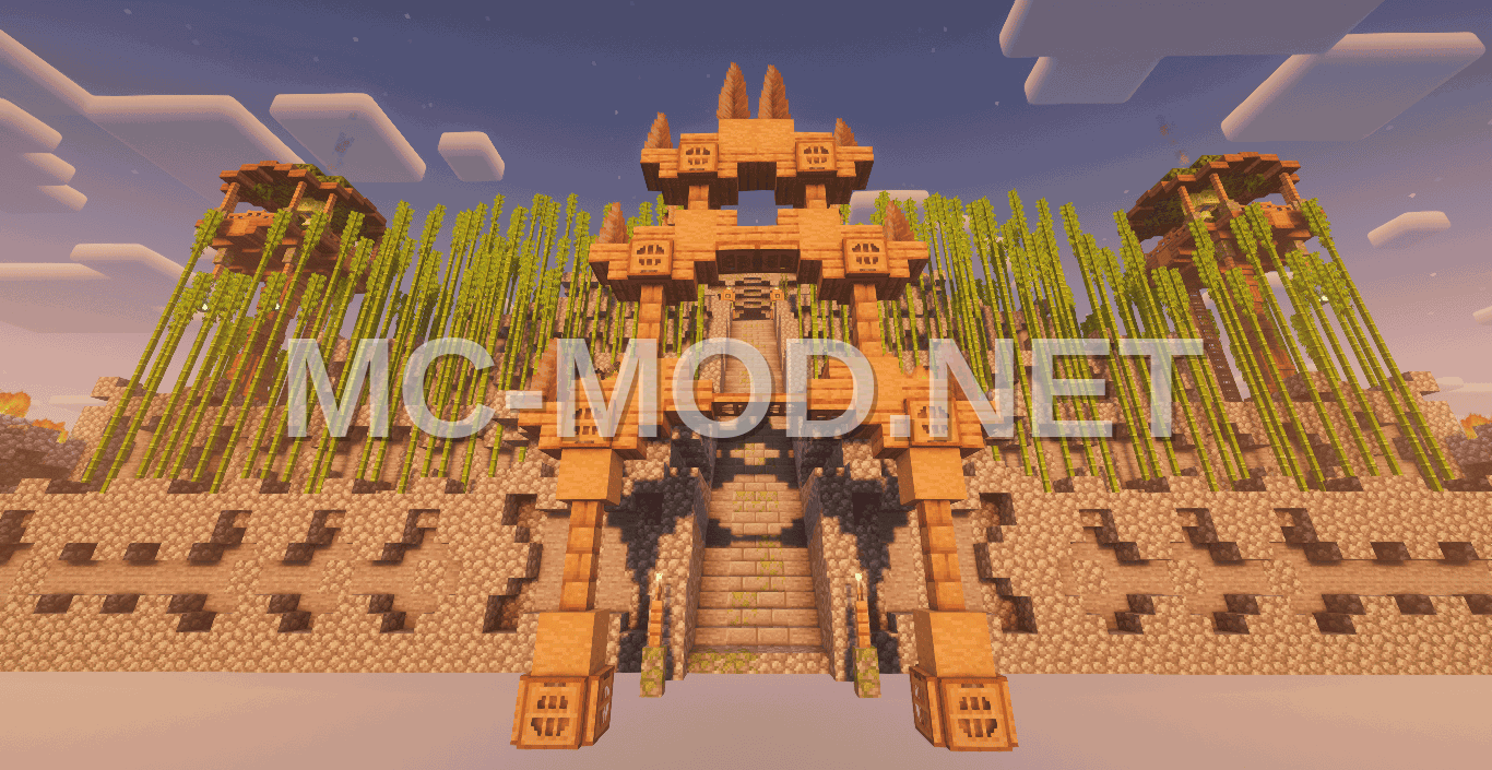 Ancient Jungle Temple Ruins