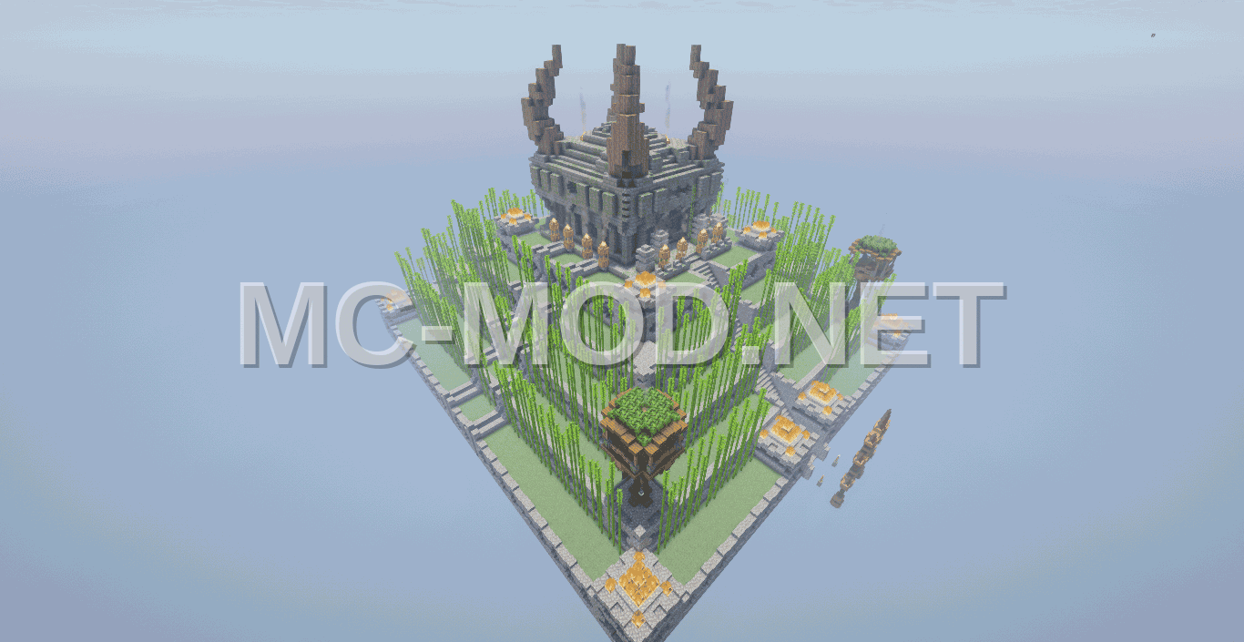 Ancient Jungle Temple Ruins