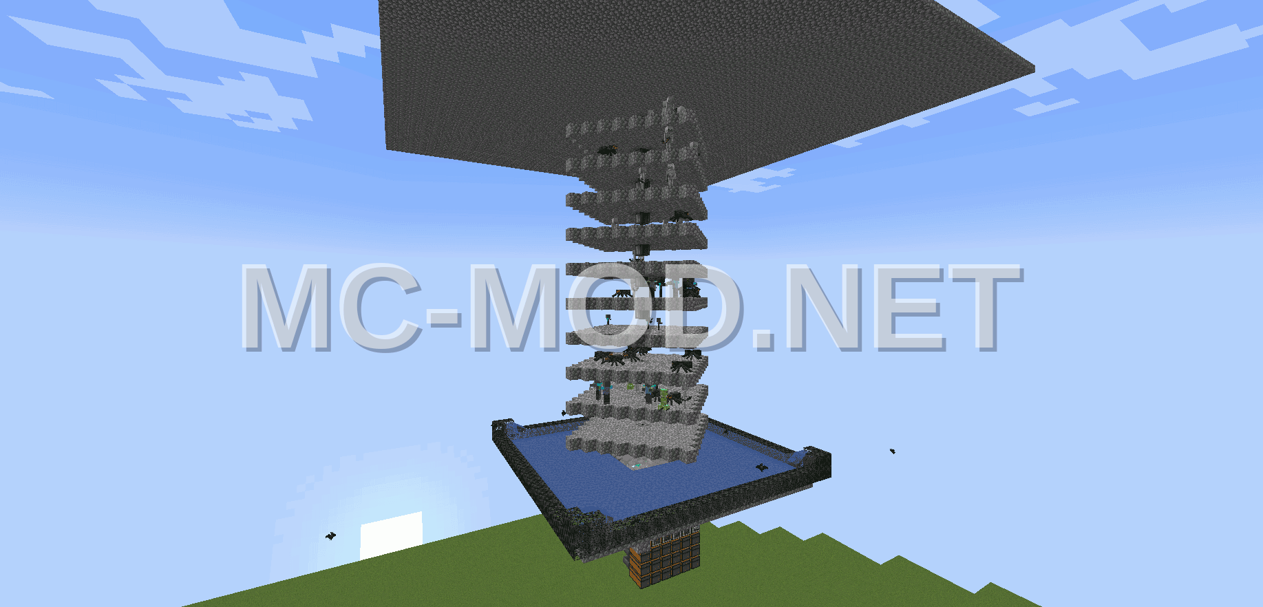 Automated Mob Farm with Item Sorter