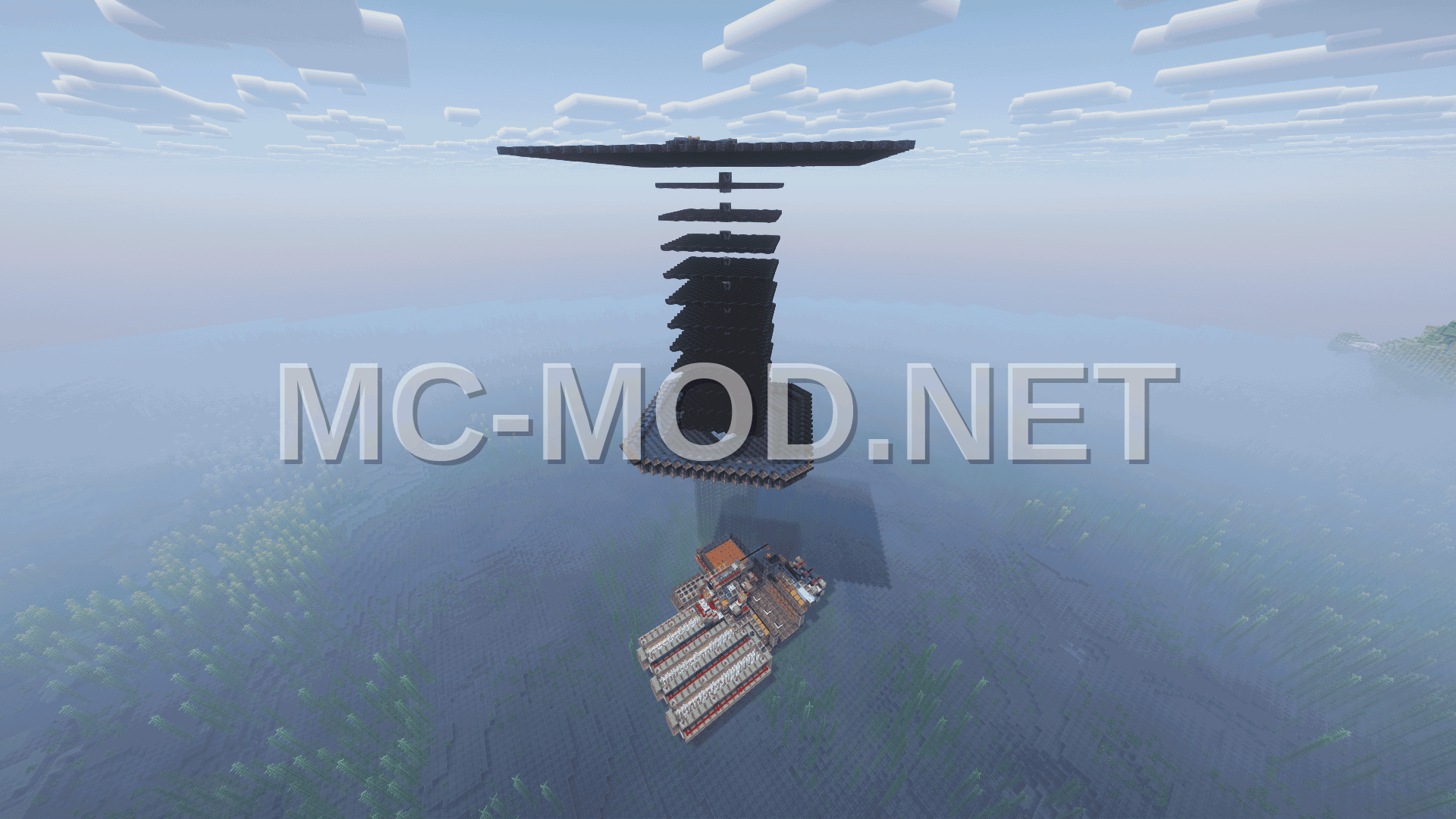 Automated Mob Grinder with Sugar Cane Farm and Rocket Crafter