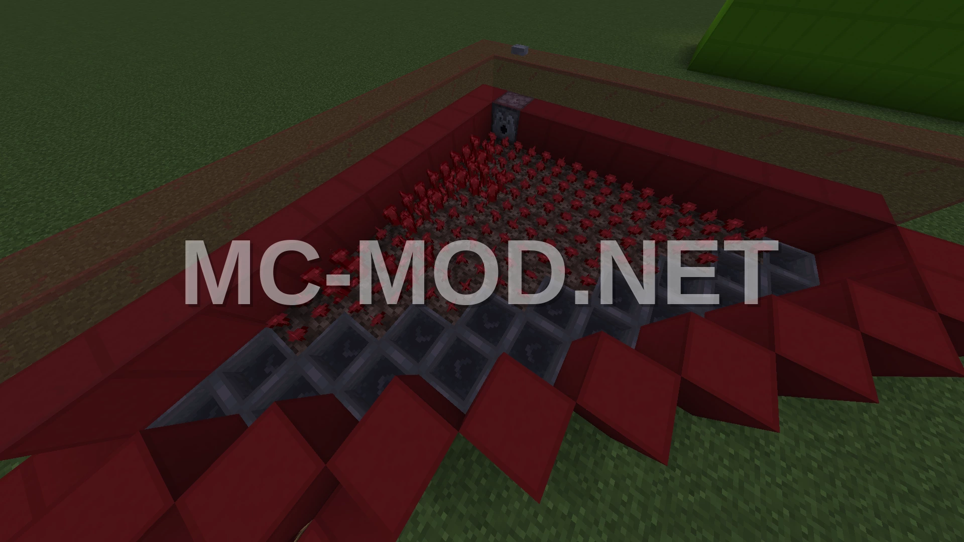 Automated Nether Wart Farming Structure