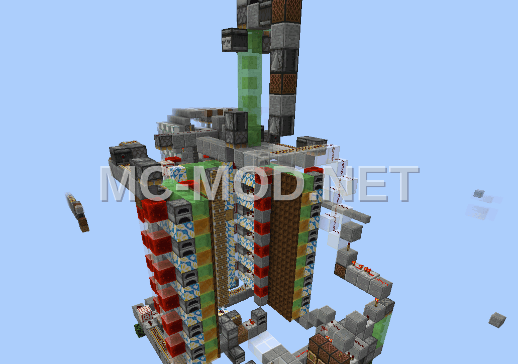 Automated Tree Farm With Pistons