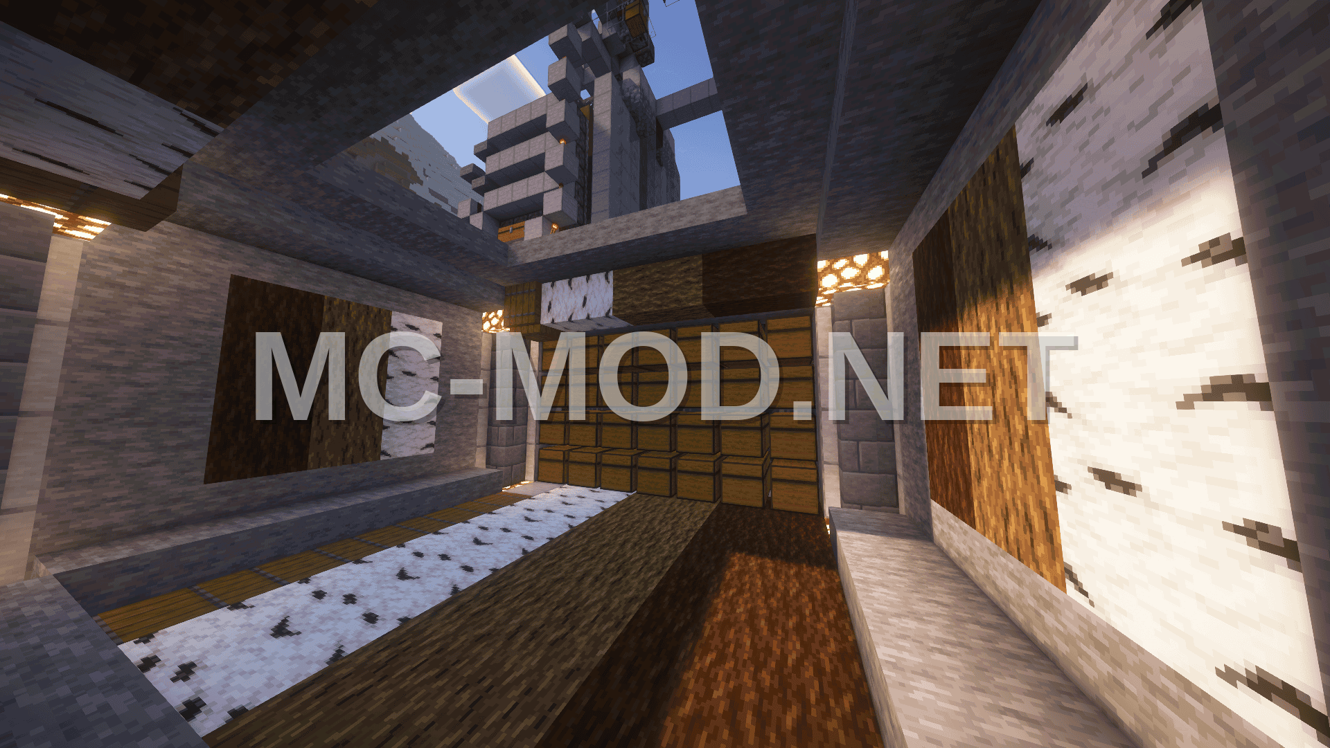 Automated Wood Farm With Storage