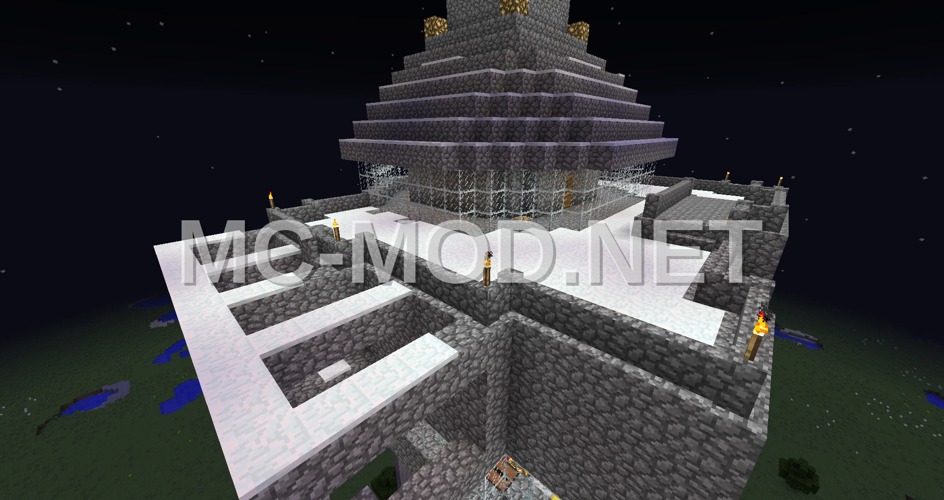 Blocky Space Needle Tower