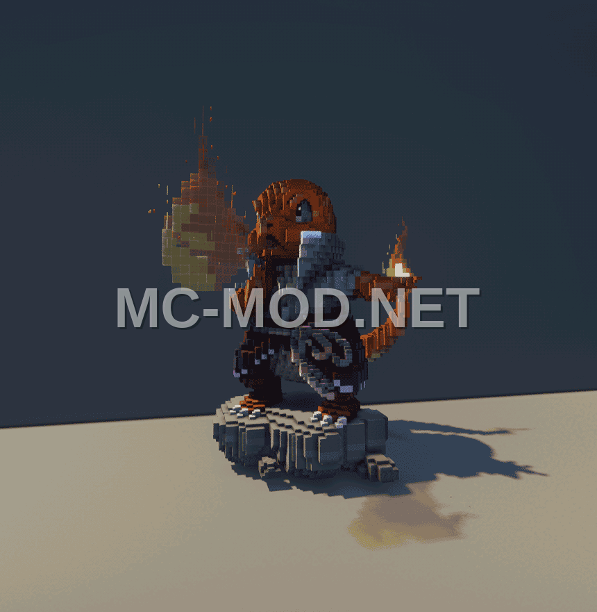 Charmander Statue Build