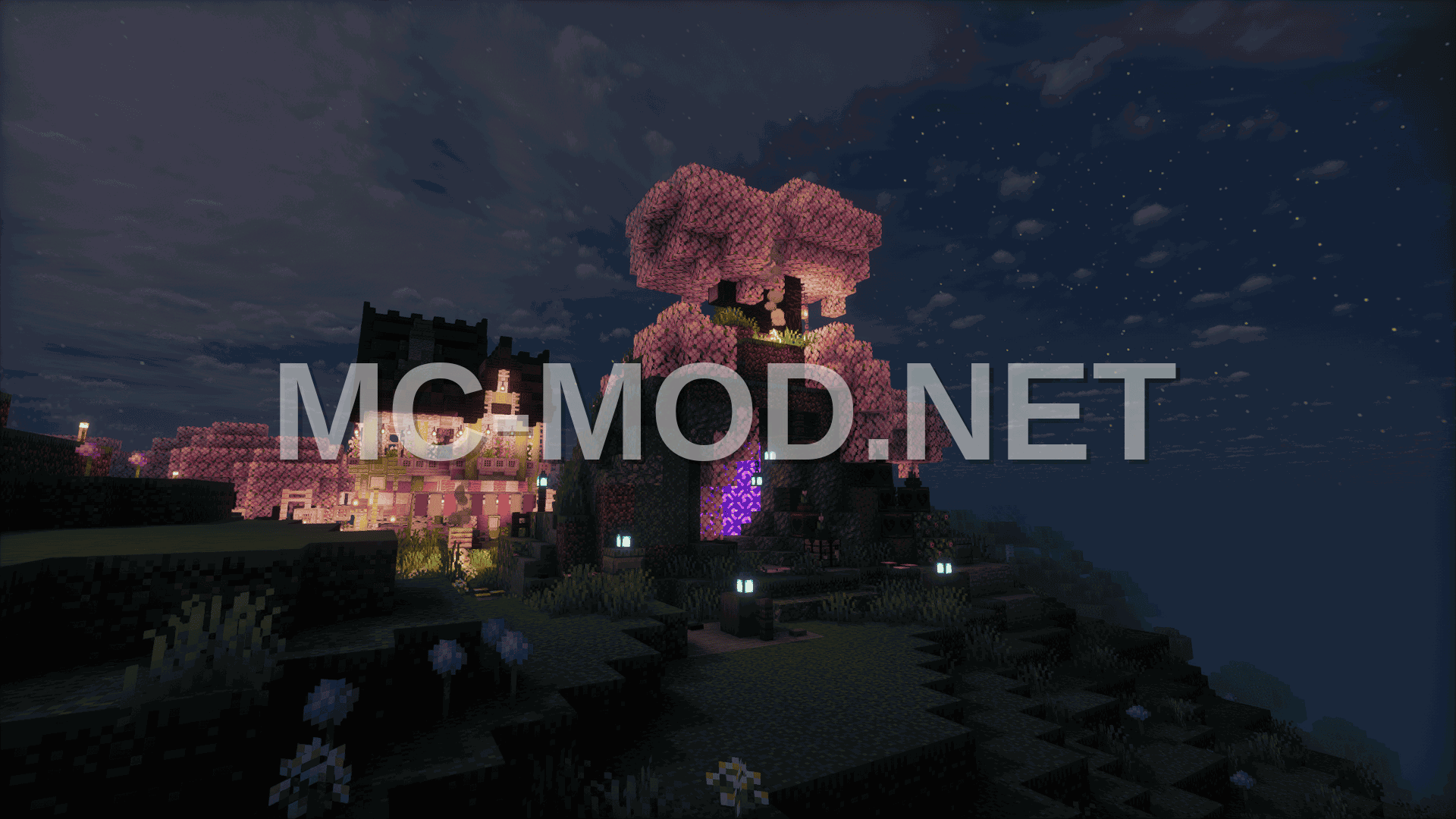 Cherry Blossom Nether Portal