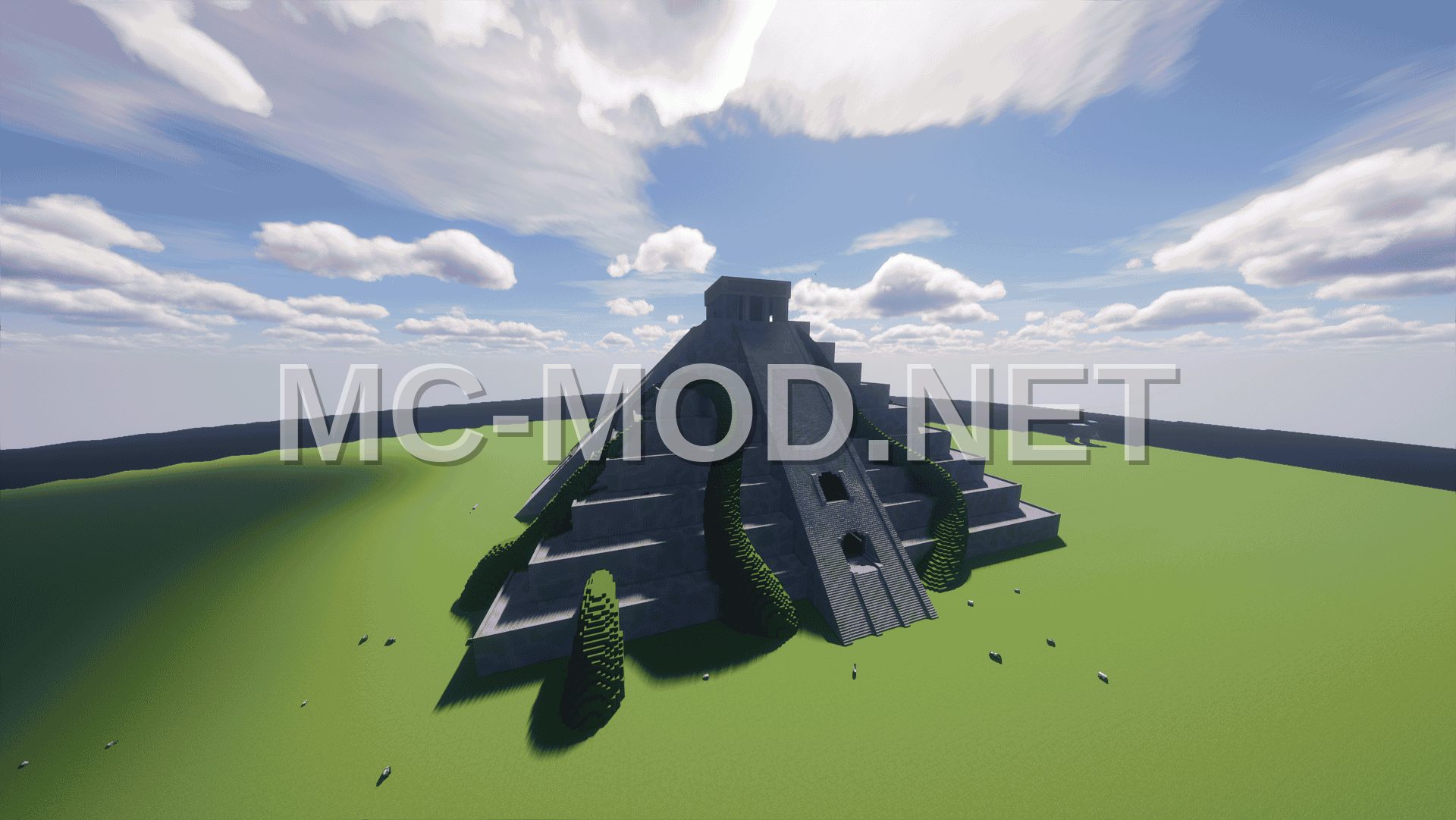 Chichen Itza Pyramid with Auto Smelter