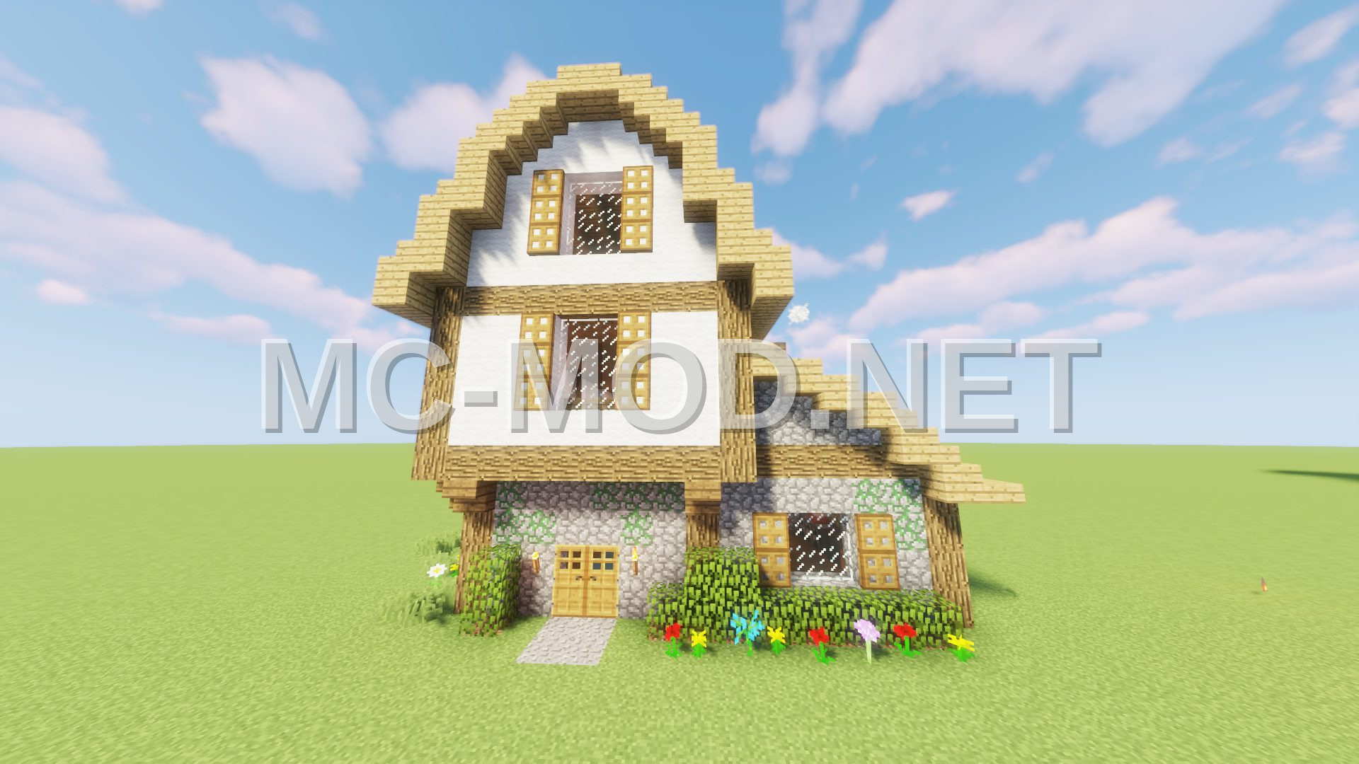 Classic Minecraft Rural Home