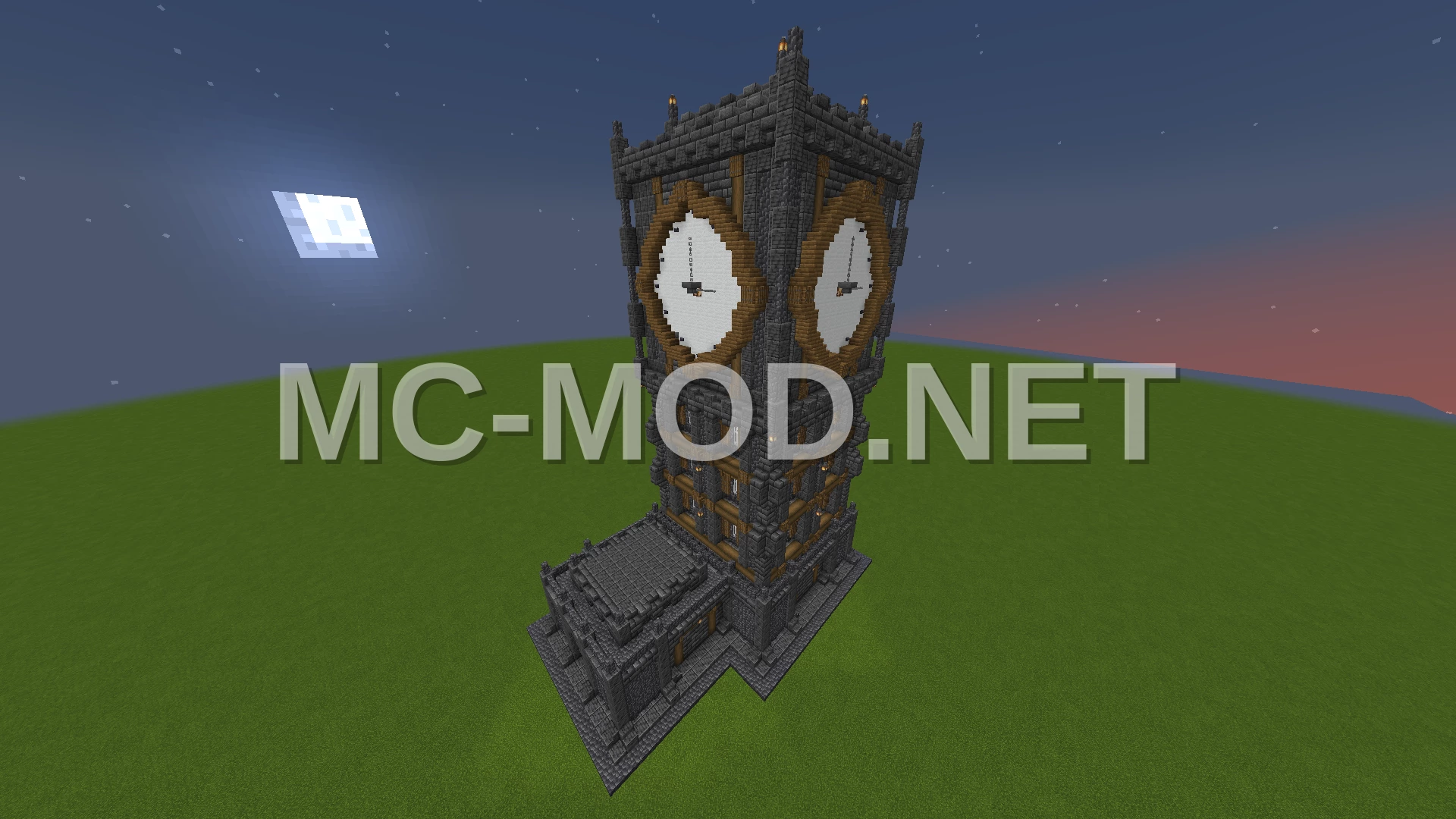 Cobblestone Generator Clock Tower
