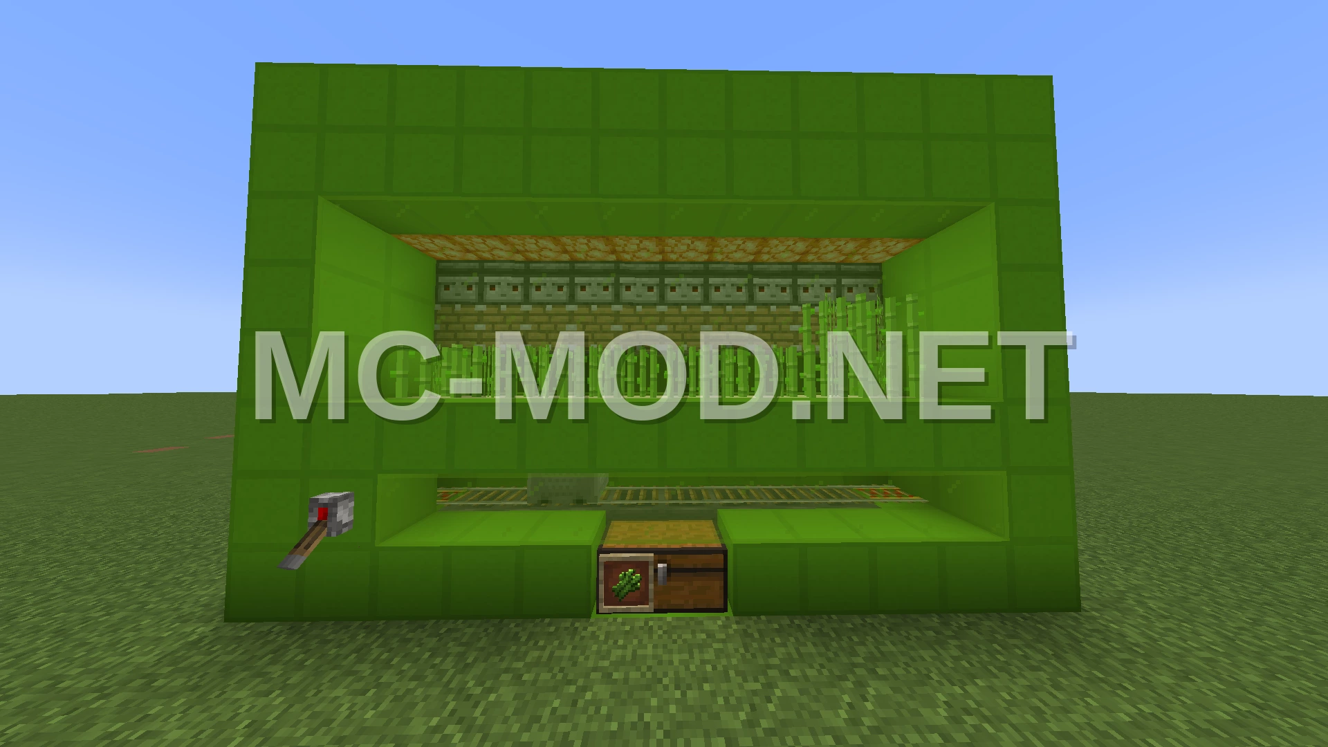 Compact Automatic Sugarcane Harvesting Farm