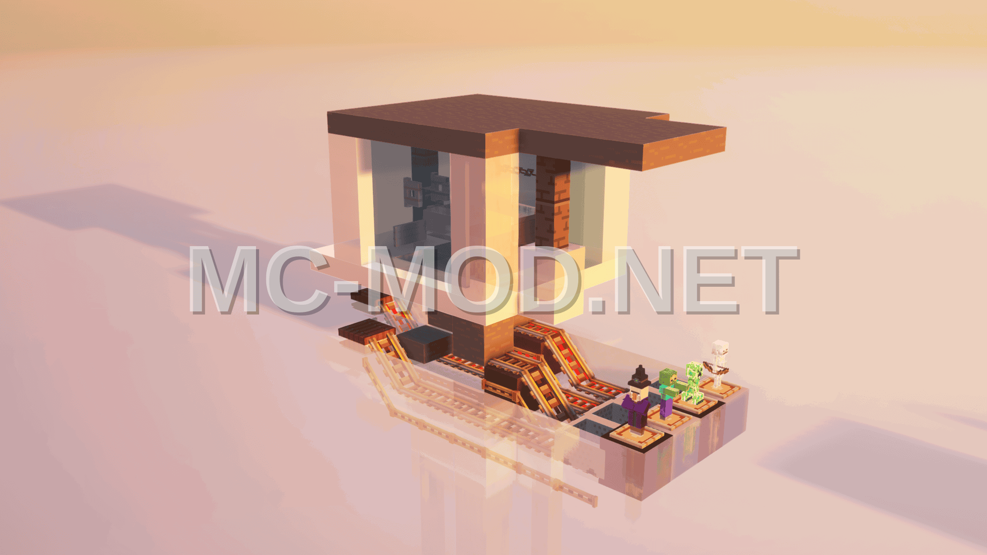 Compact Mob Sorter Without Redstone