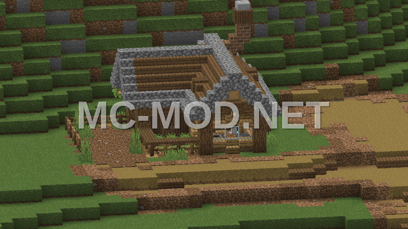 Compact Survival Starter Home With Integrated Farm
