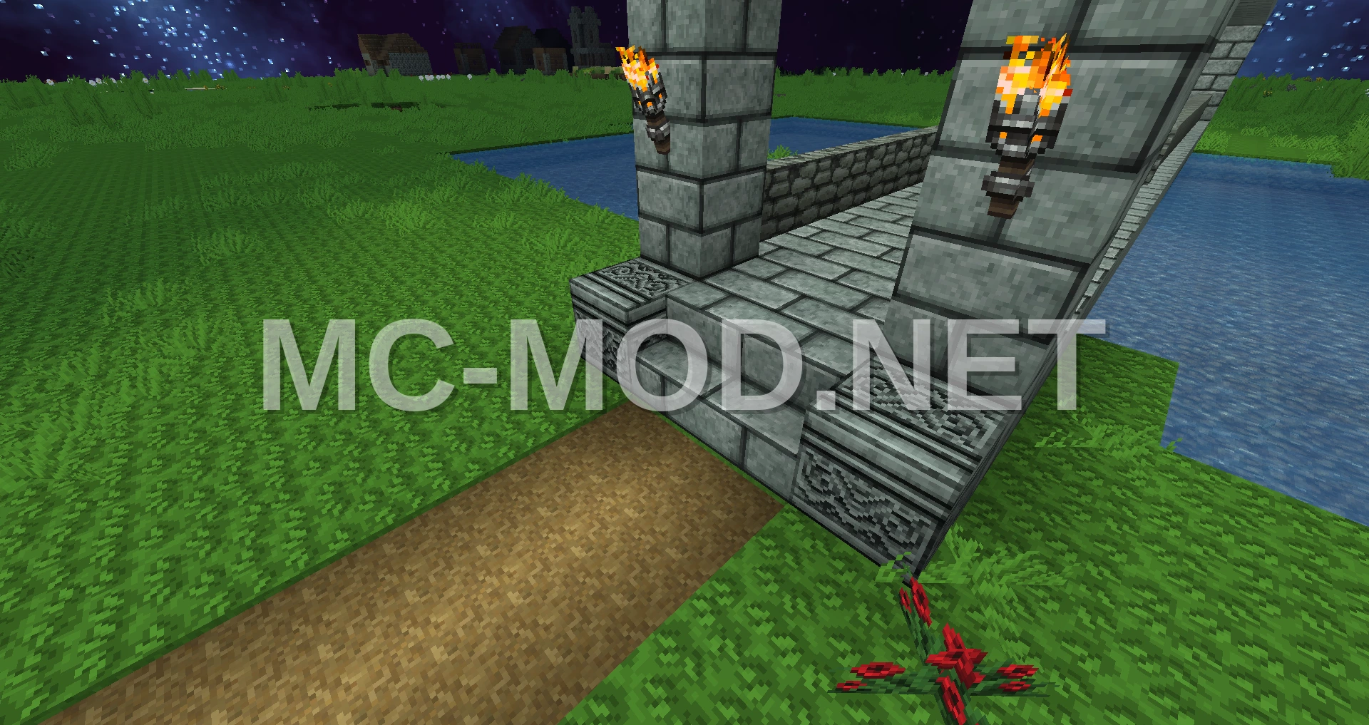 Covered Minecraft Bridge