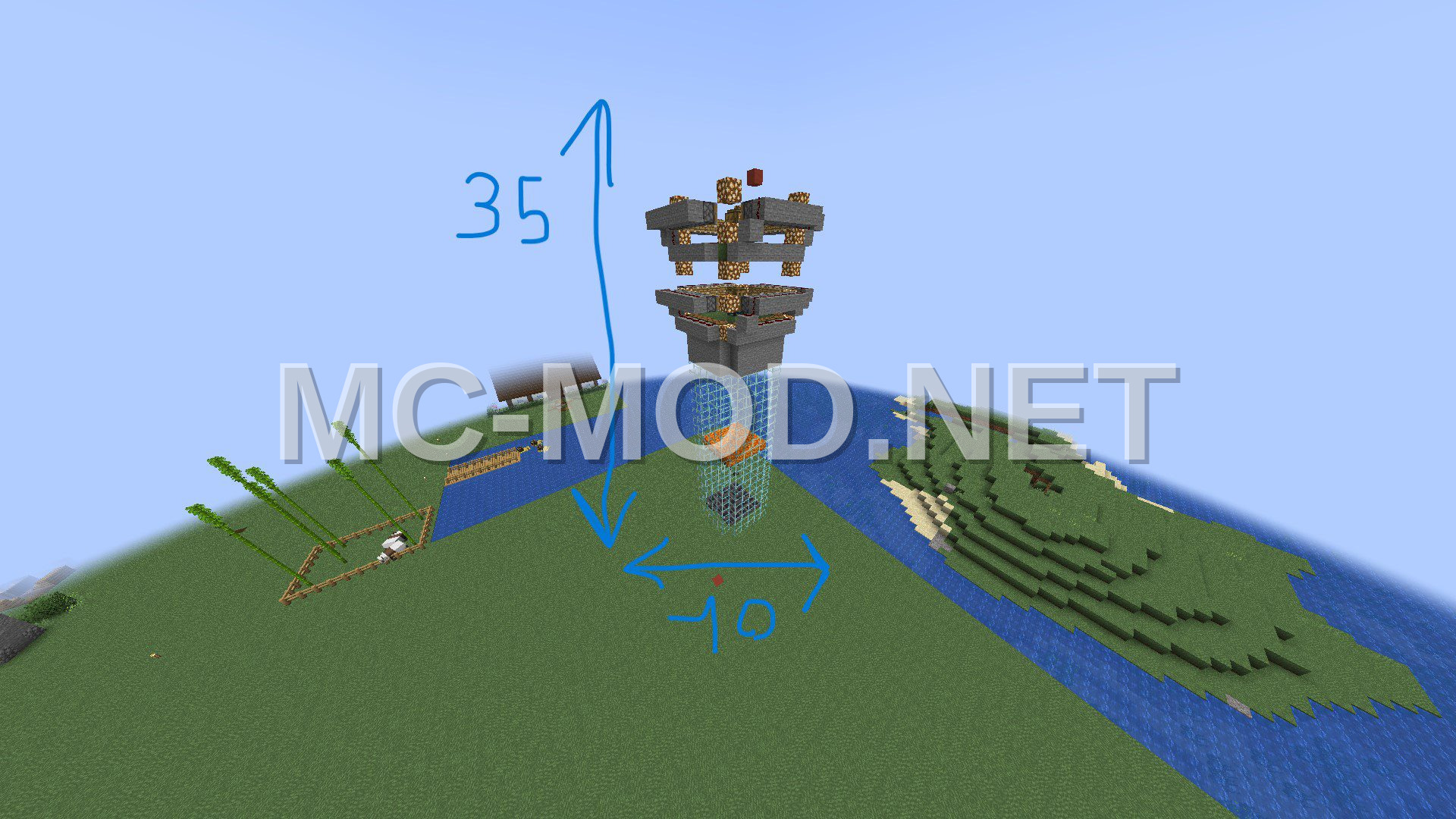 Redstone Cow Farm with Spawners