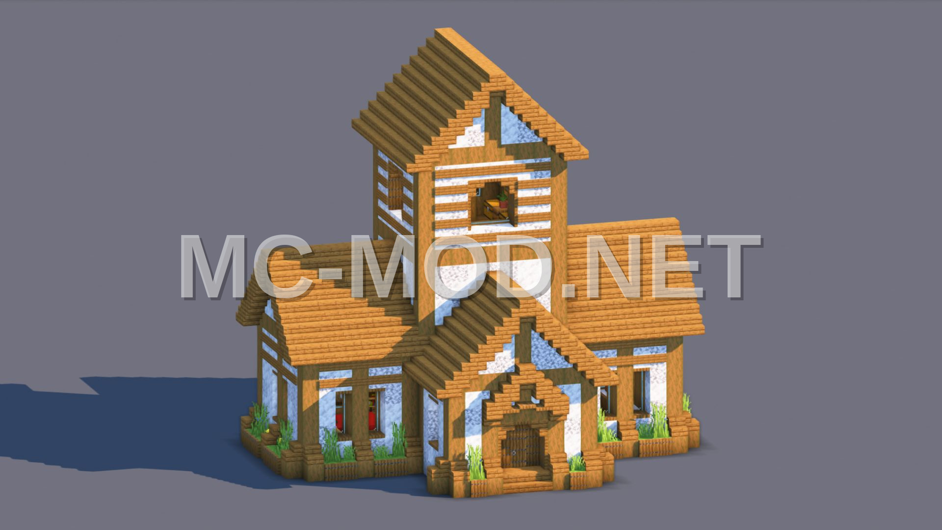 Cozy Furnished Medieval Home for Minecraft Survival Worlds
