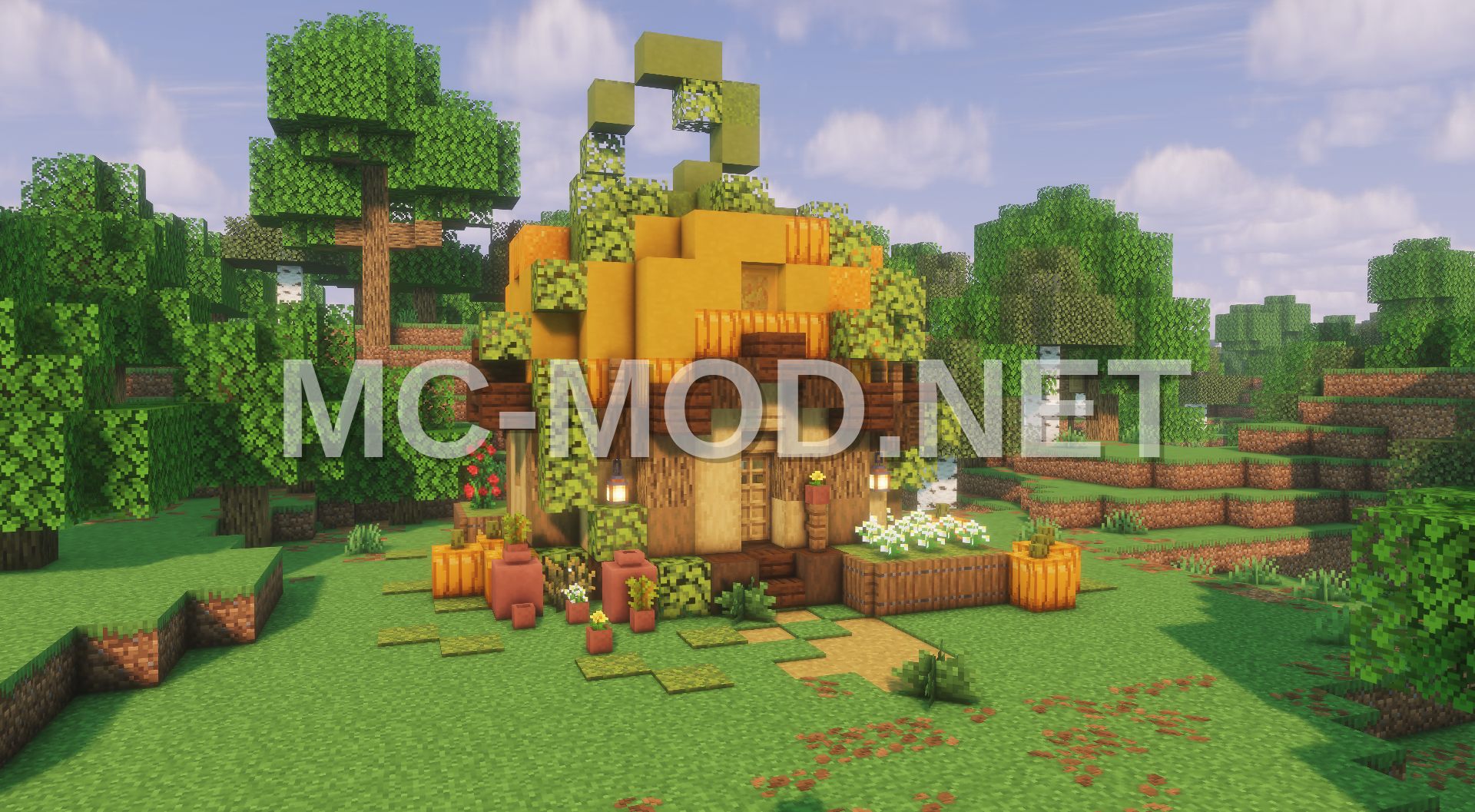 Cute Pumpkin Survival House
