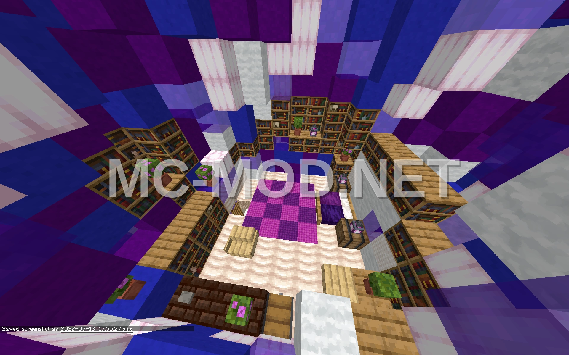 Cute Purple Mushroom Structure