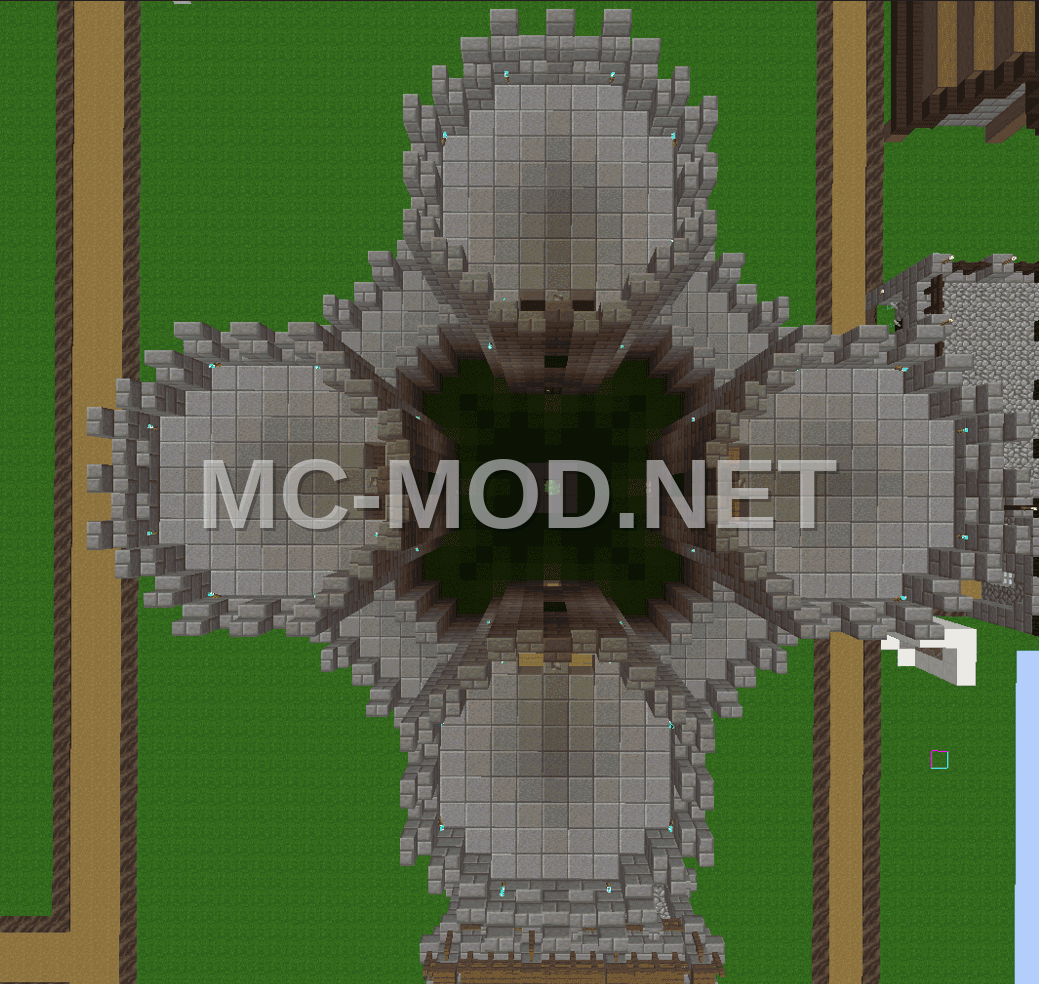 Dark Four-Way Castle