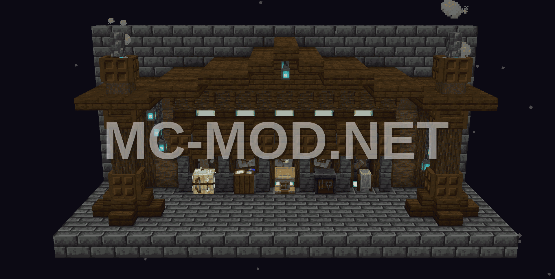 Dark Oak and Deeplate Trading Hall