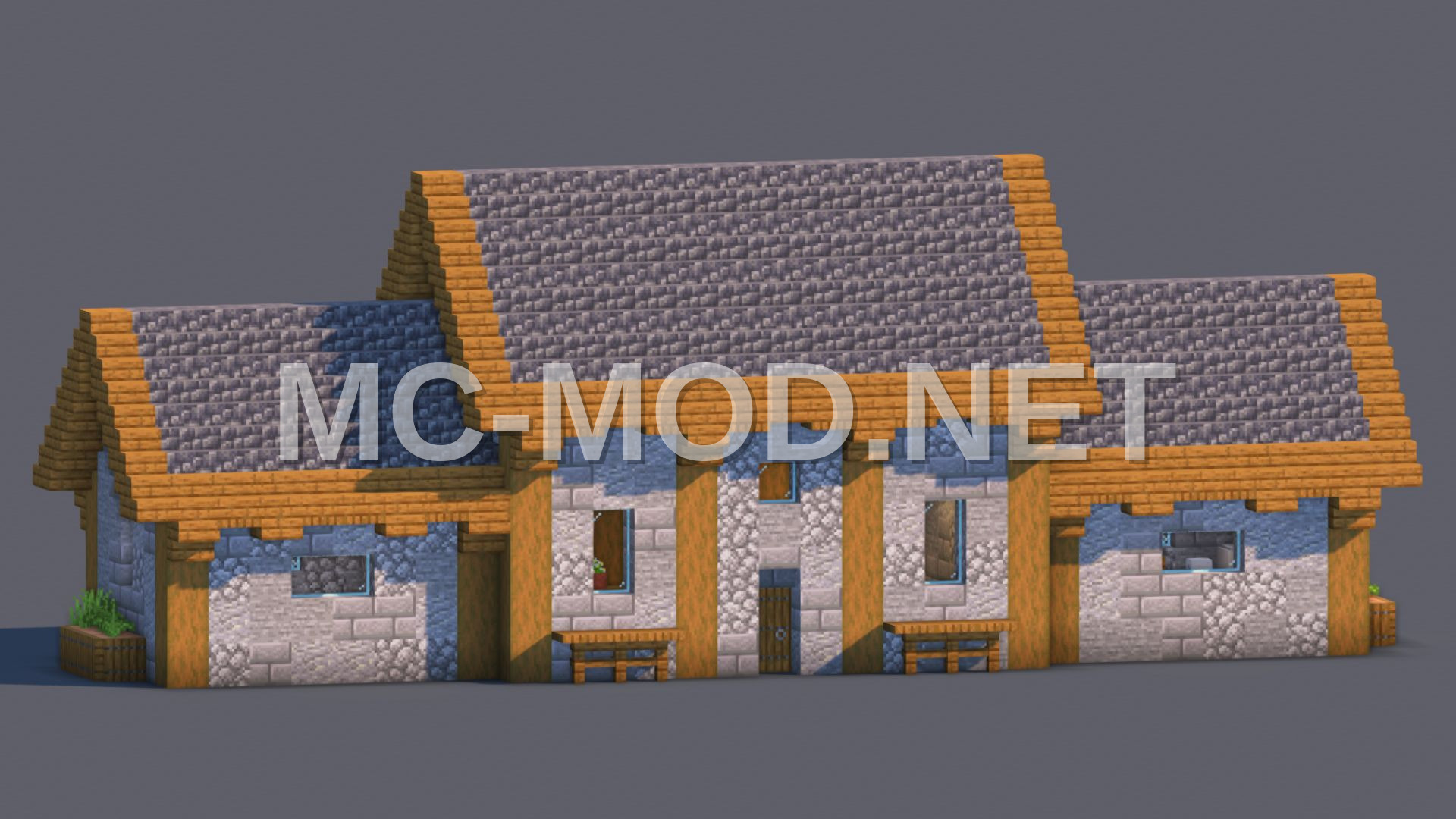 Detailed Medieval Home Survival House Schematic