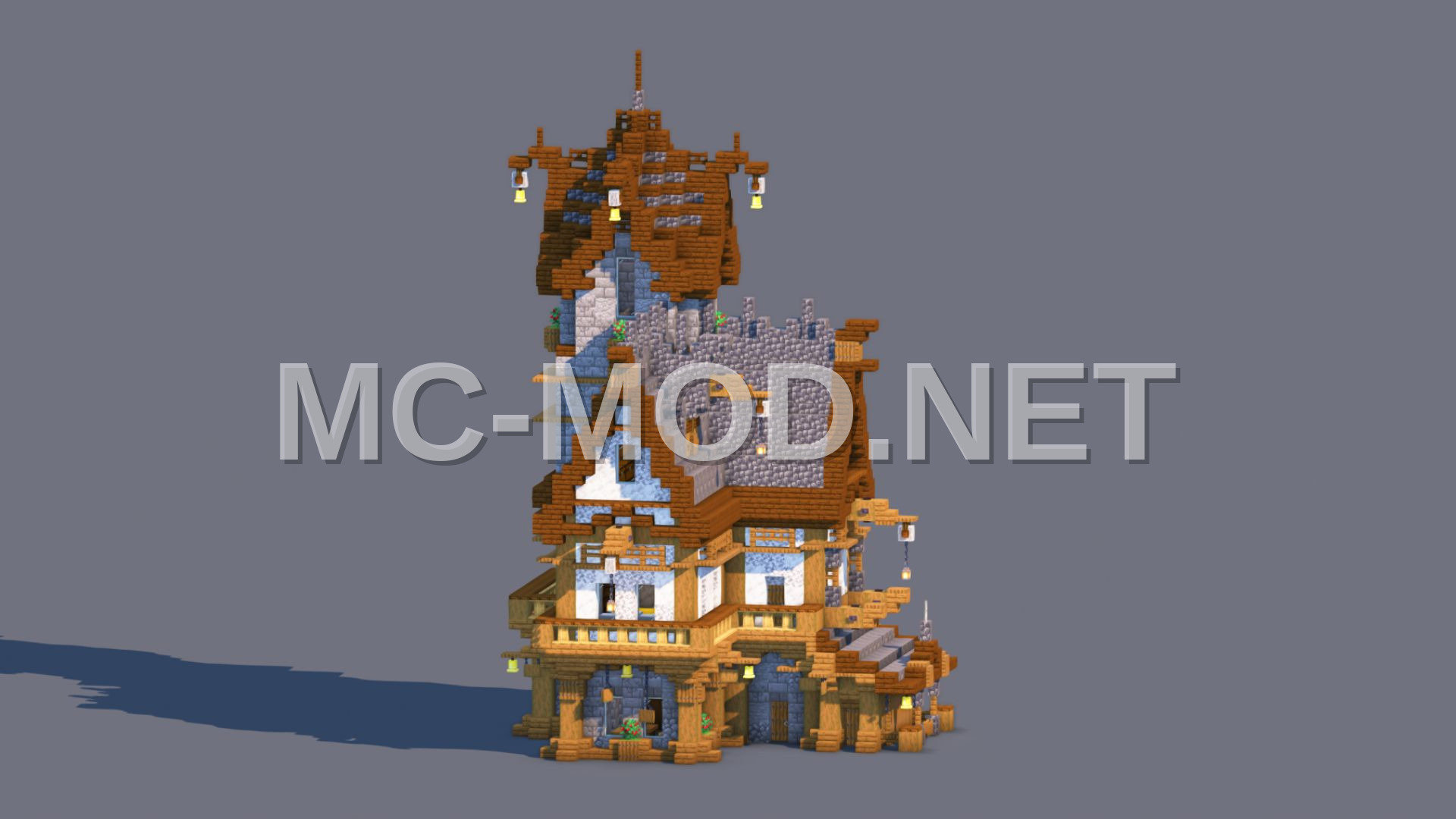 Detailed Medieval Home With Furnished Interior