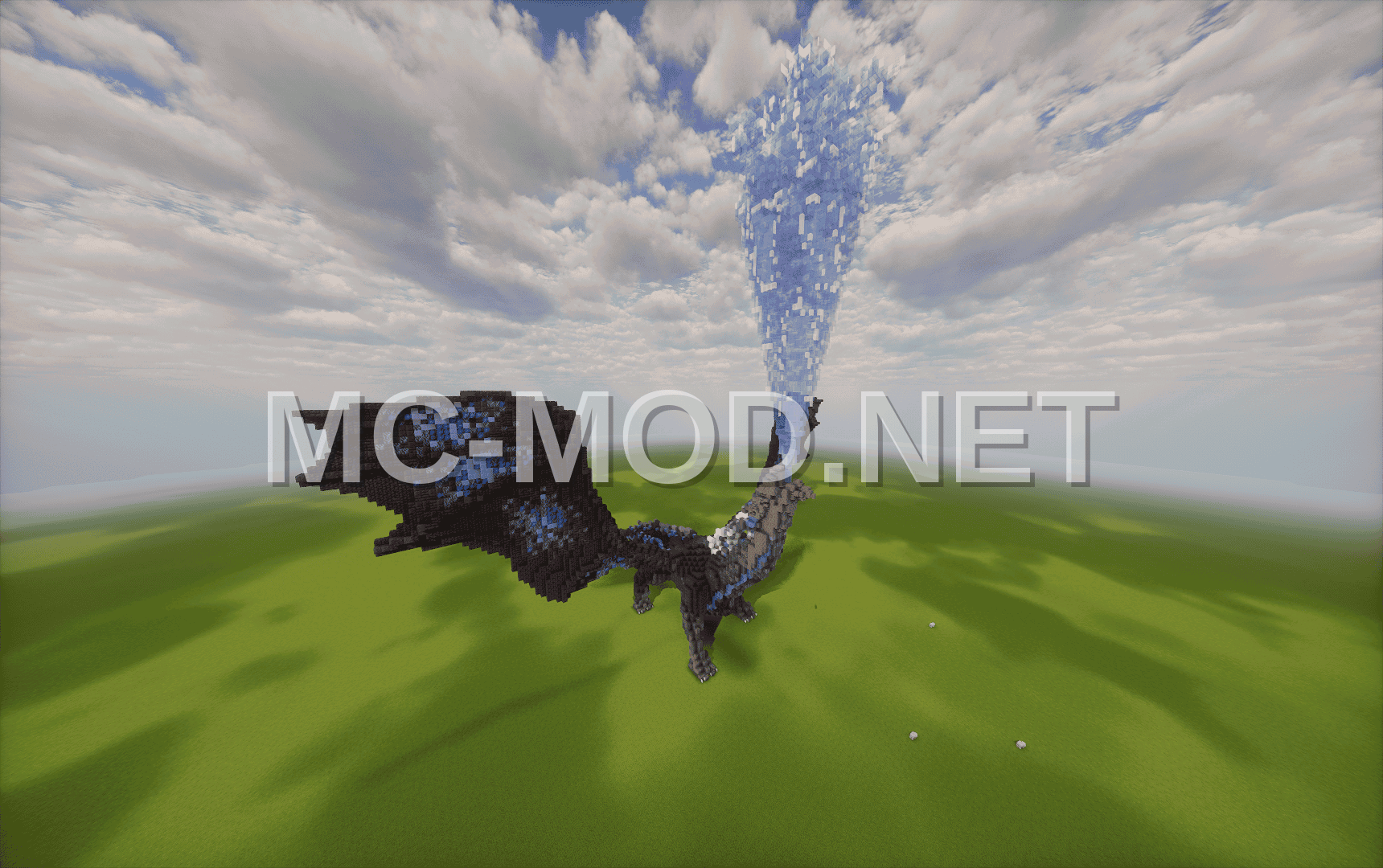Dragon Extended Wings Statue