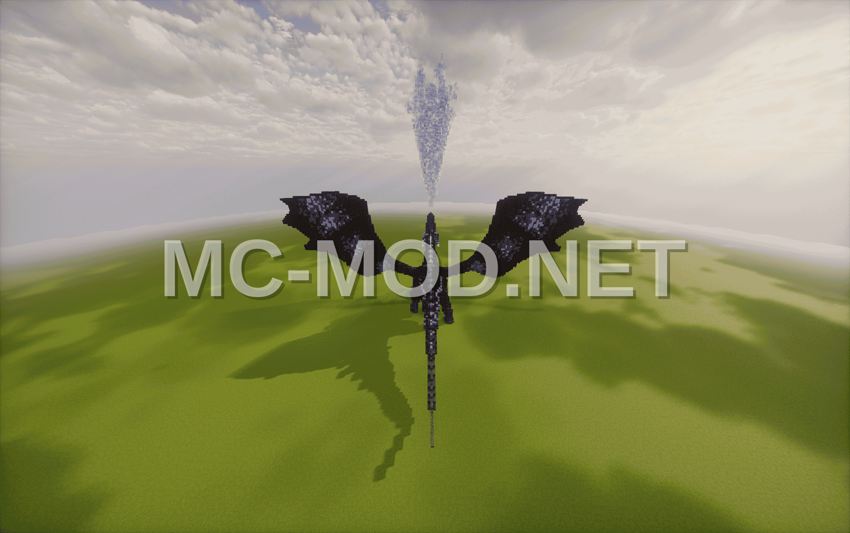 Dragon Extended Wings Statue