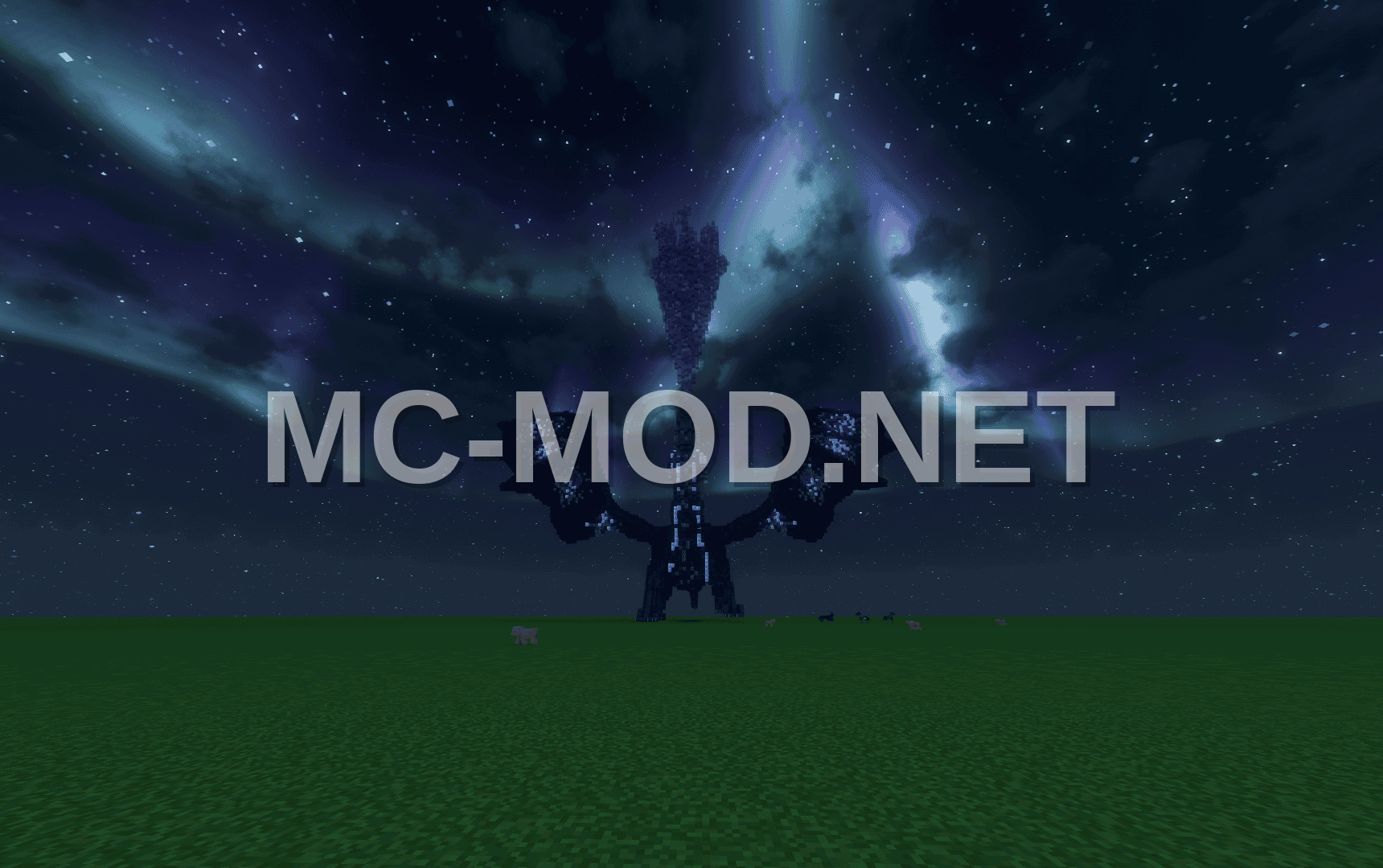 Dragon Extended Wings Statue