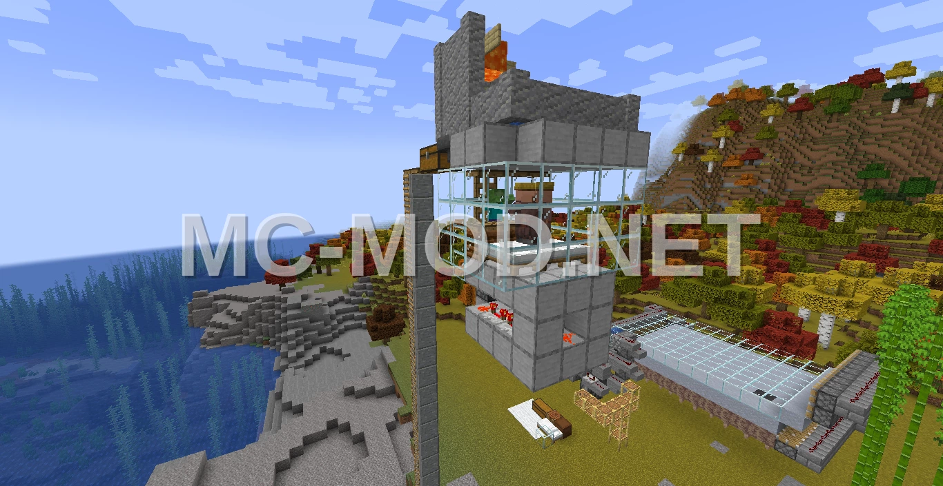 Efficient Iron Farm For Minecraft
