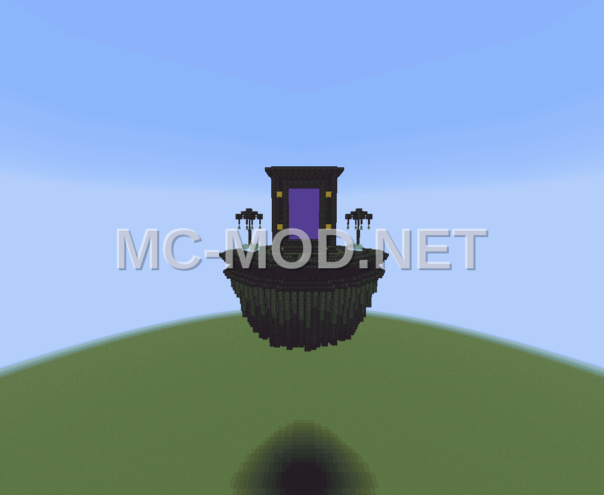 Floating Nether Portal Decoration